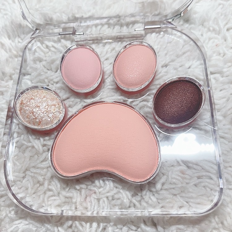 ミャオパウズアイシャドウパレット/MilleFée/アイシャドウパレットを使ったクチコミ（2枚目）