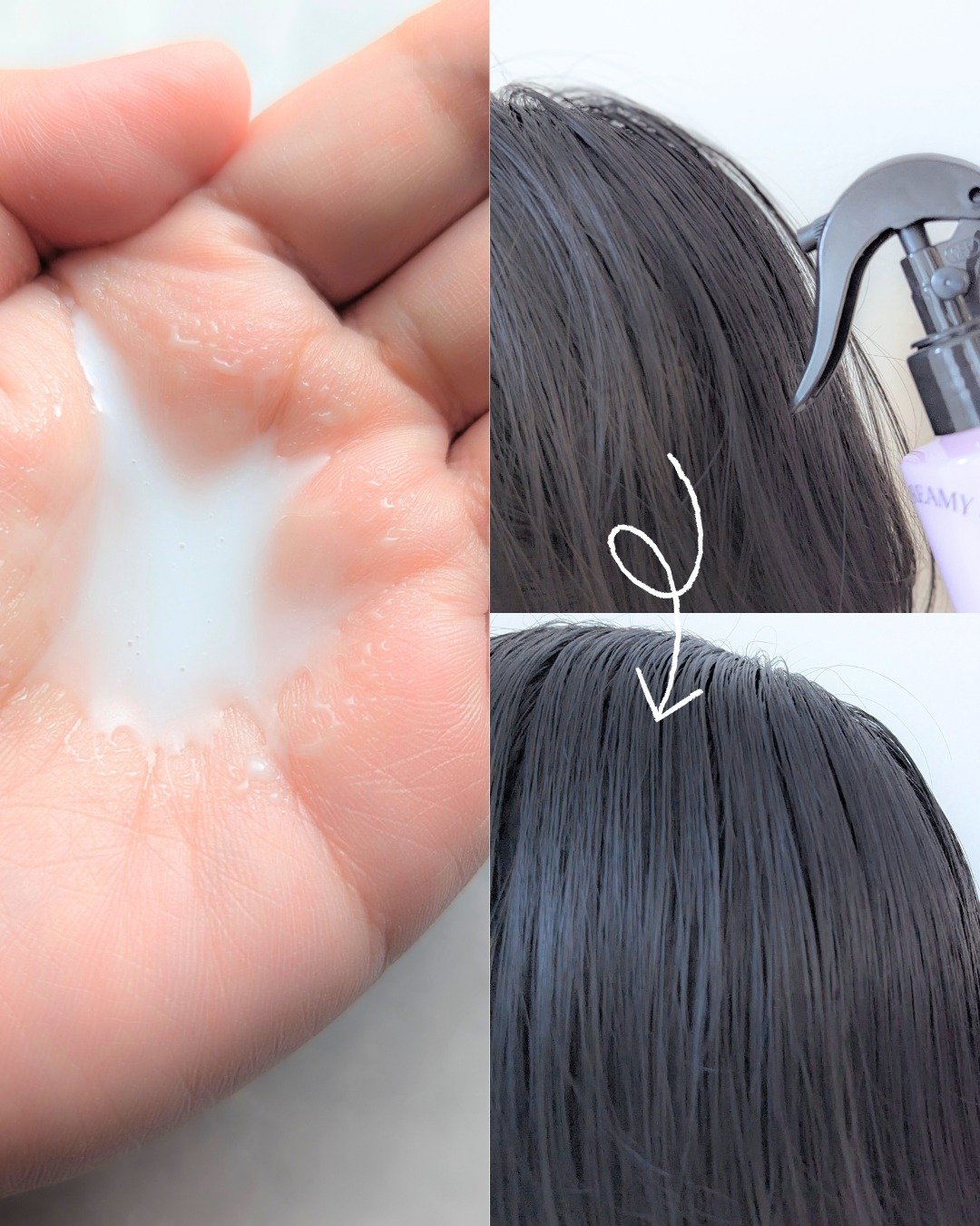 ミルクプロテインインテンシブ ノーウォッシュアンプルトリートメント  フローリストガーデン/odiD/ヘアミルクを使ったクチコミ（3枚目）