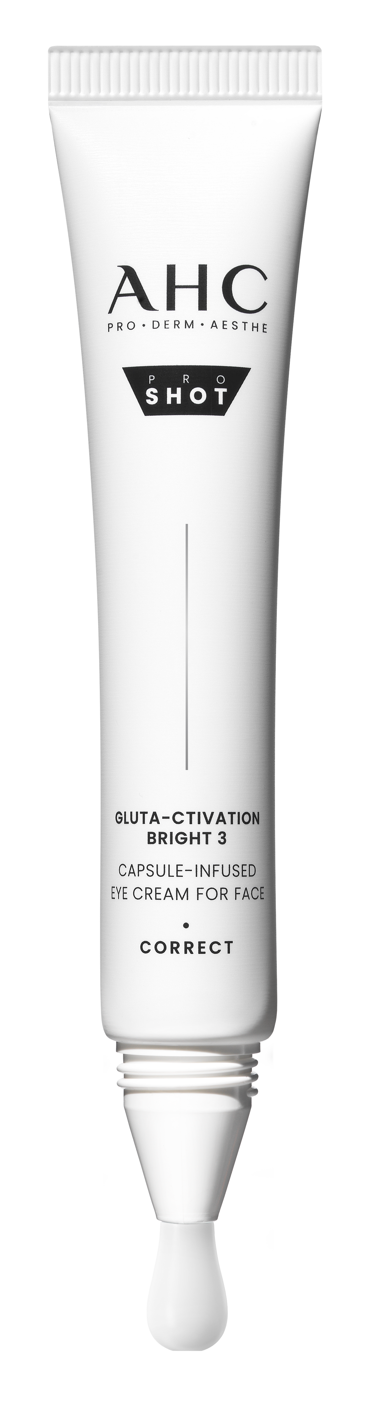 プロショットグルタアクティベーションブライト3カプセルインフューズドアイクリームフォーフェイス AHC