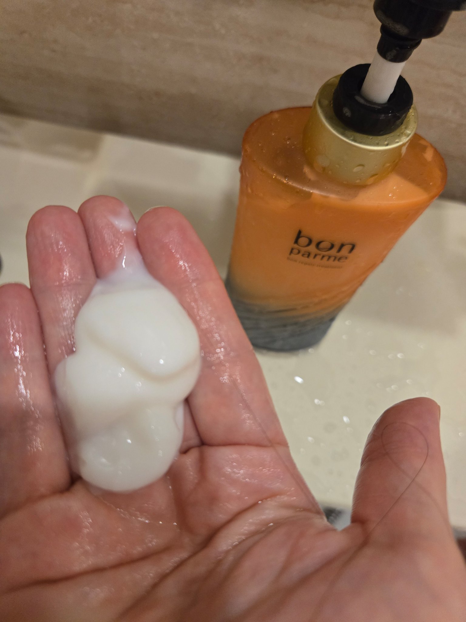 ボンリペア シャンプー/トリートメント/bonparme/シャンプー・コンディショナーを使ったクチコミ（3枚目）