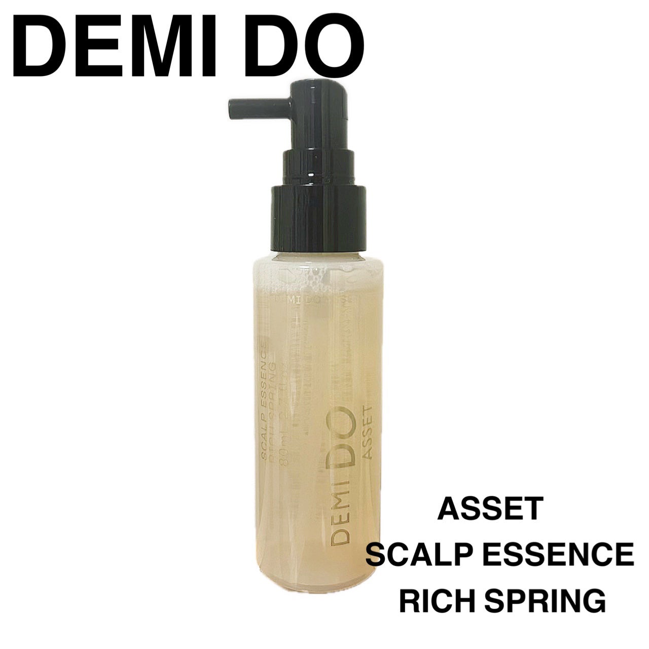 アセット スカルプエッセンス リッチスプリング/DEMI DO/頭皮ローションを使ったクチコミ(1枚目)