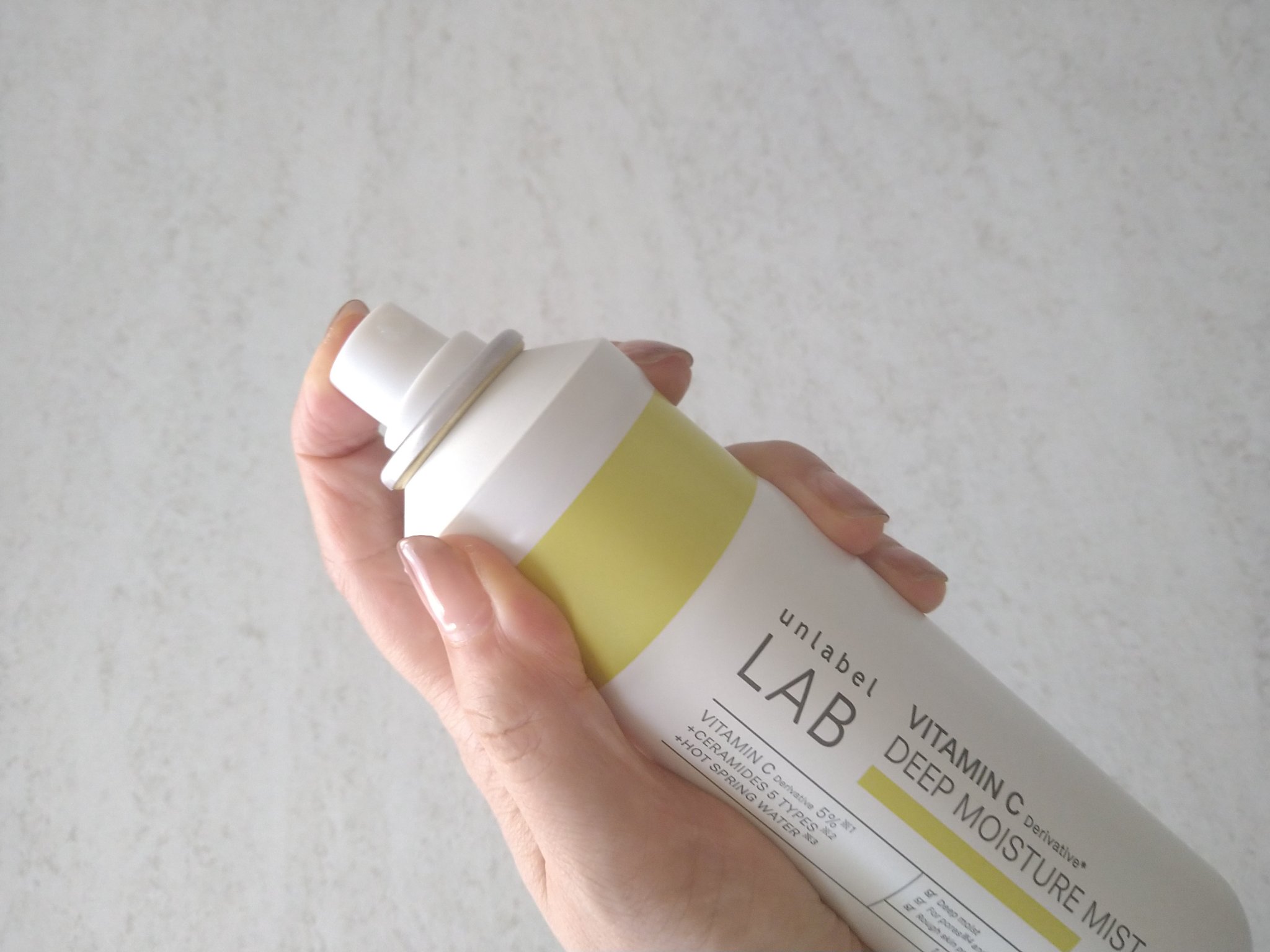 アンレーベル Ｖ　ディープモイスチャーミスト/unlabel/ミスト状化粧水を使ったクチコミ（2枚目）