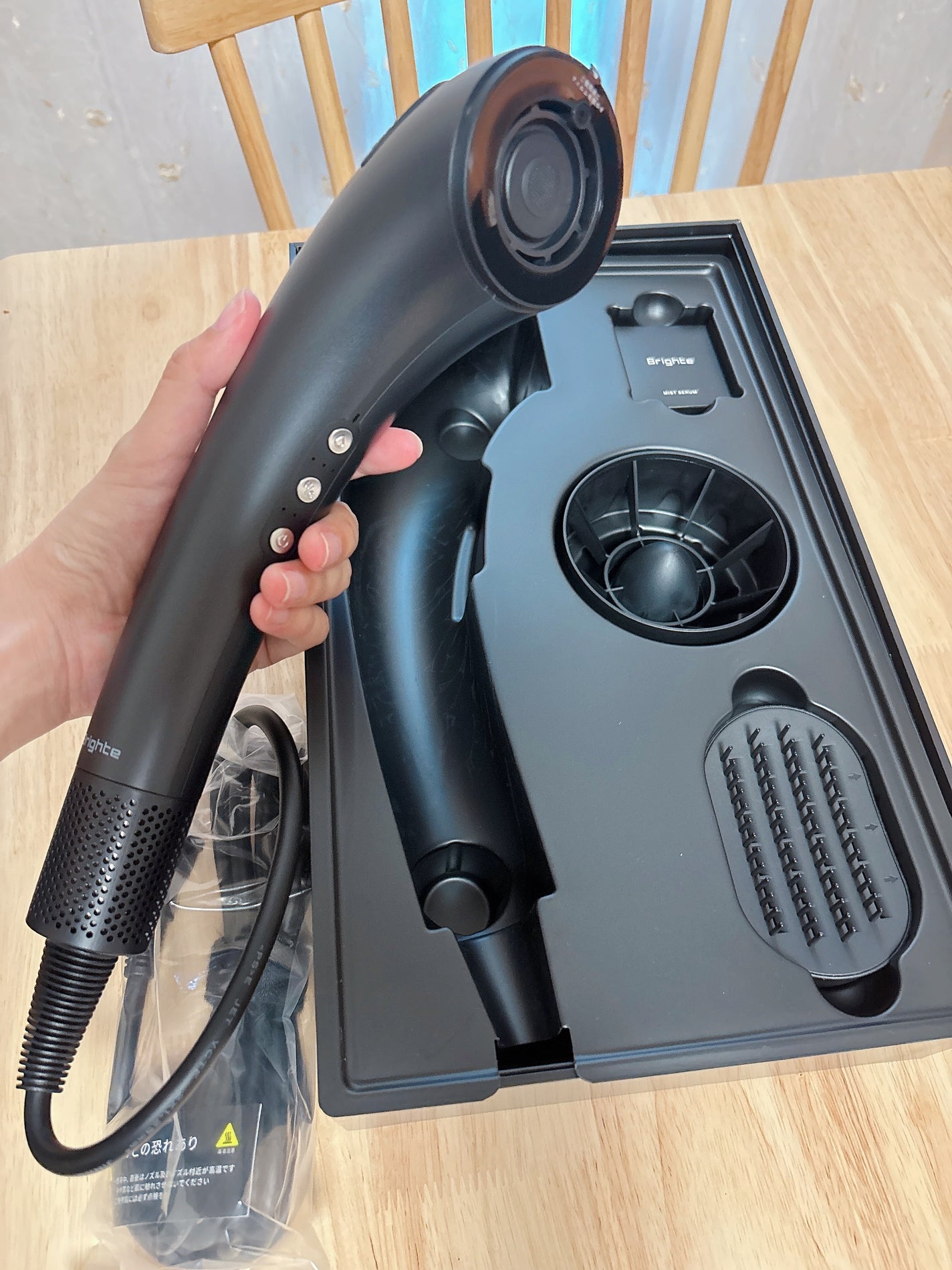 SHOWER DRYER/Brighte/ドライヤーを使ったクチコミ(1枚目)