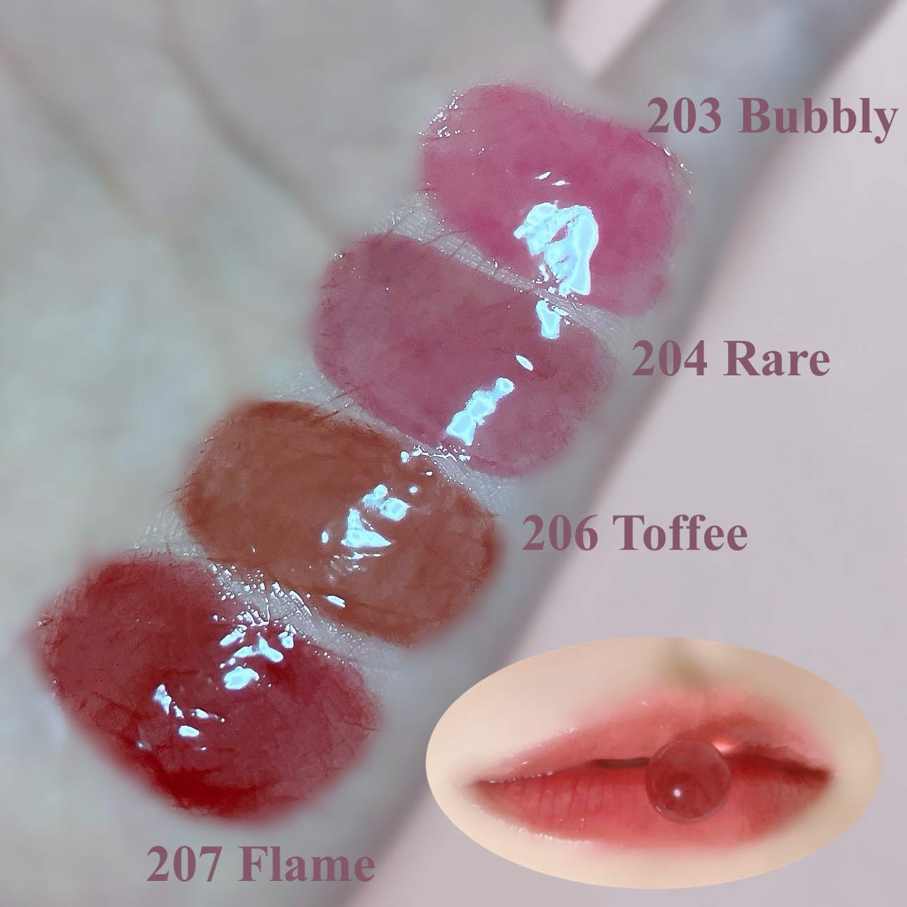 デュー ドロップ ティント/Coralhaze/リップティントを使ったクチコミ（3枚目）