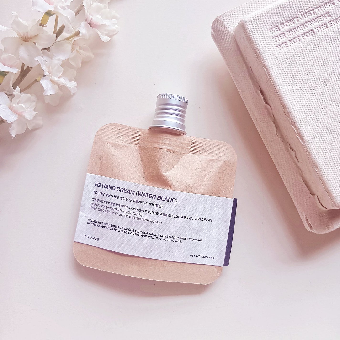 ORGANIC CENTELLA WATER 63.8% H2 HAND CREAM(SCENTFREE)/TOUN28/ハンドクリームを使ったクチコミ(1枚目)