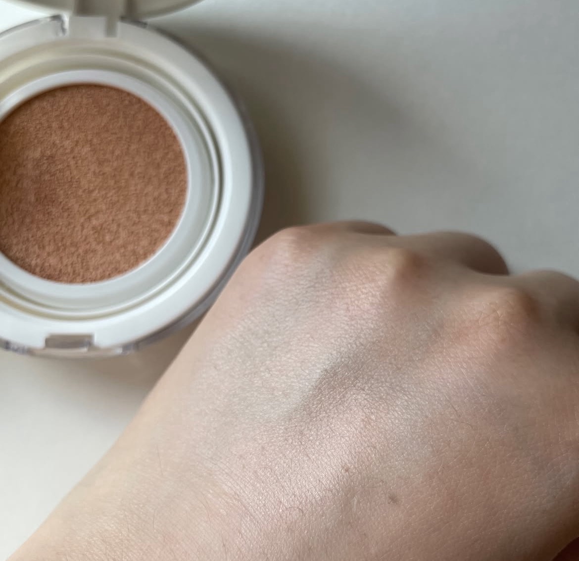 センシティブピュア＆ピュアクッション 21号 ピュア/SAM'U/クッションファンデーションを使ったクチコミ（2枚目）