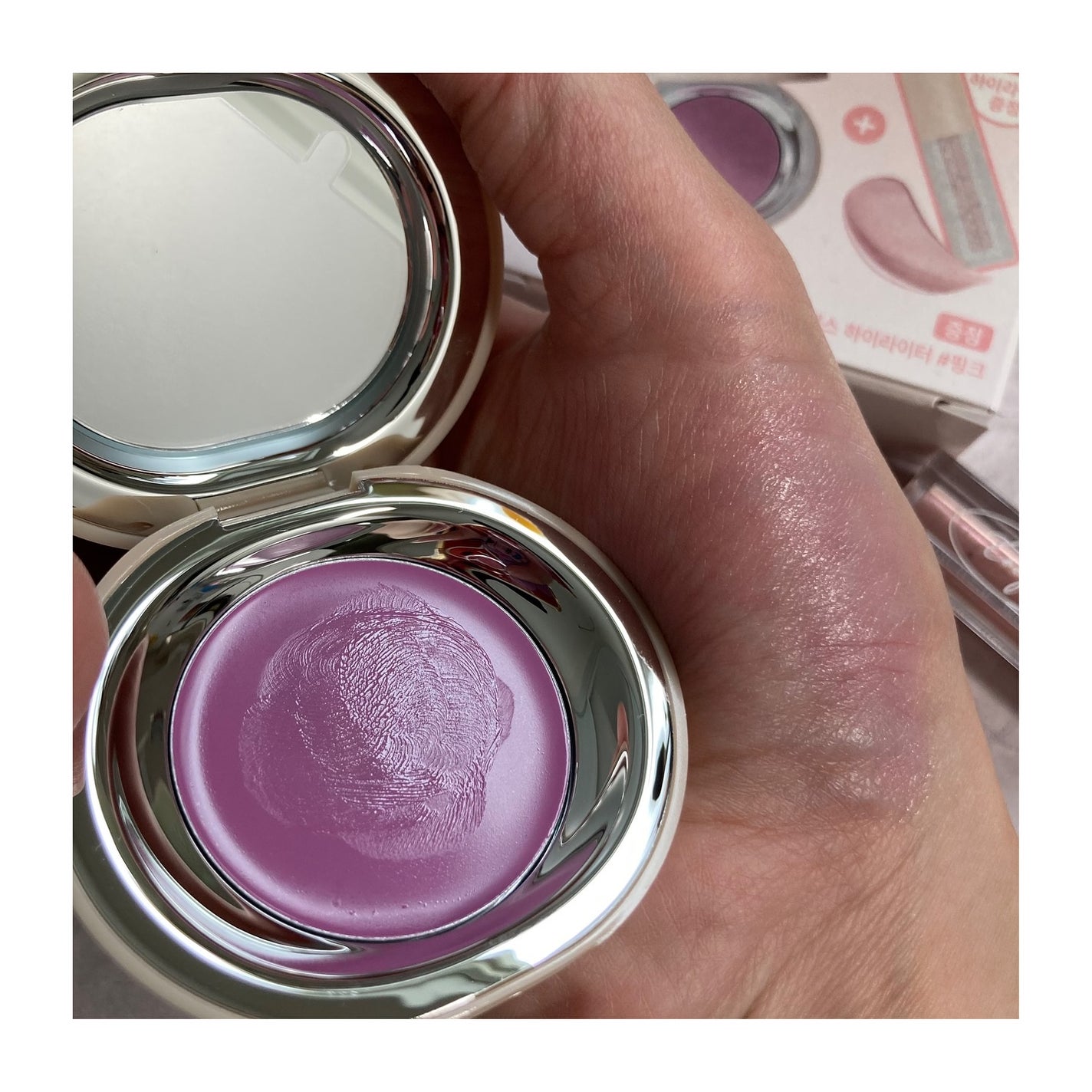 SATIN DOHWA BALM/Tooq/ジェル・クリームチークを使ったクチコミ(6枚目)