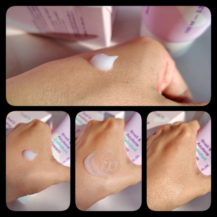 Snail&Azlene カームフォートクリーム/TIAM/フェイスクリームを使ったクチコミ(4枚目)