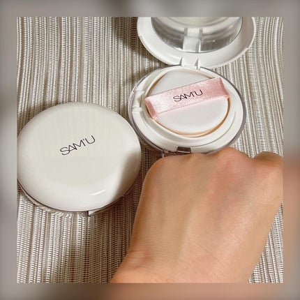 センシティブピュア&ピュアクッション/SAM'U/クッションファンデーションを使ったクチコミ(4枚目)