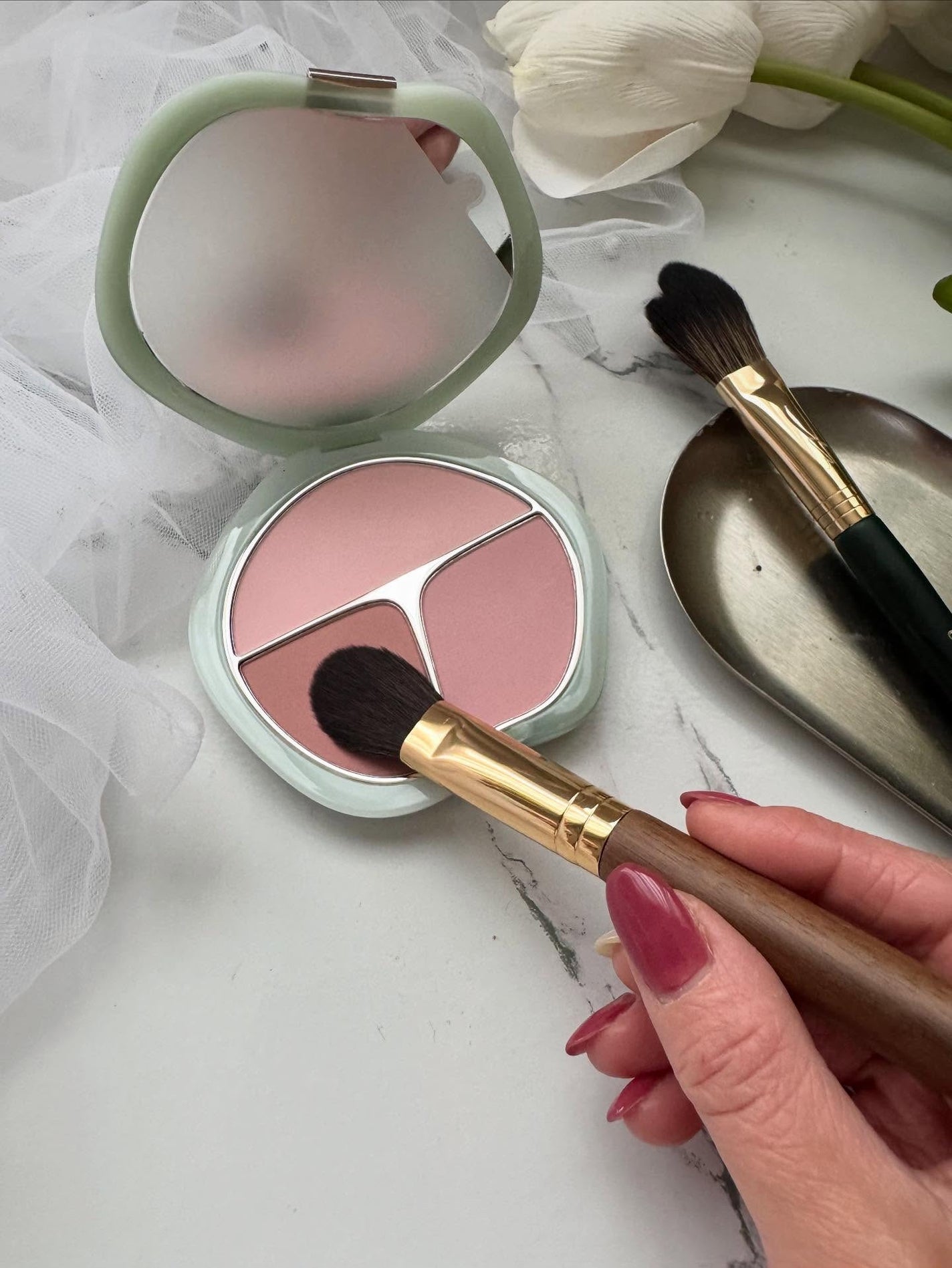 BY MAENG #32 チークブラシ/SOOA DOR/メイクブラシを使ったクチコミ(4枚目)