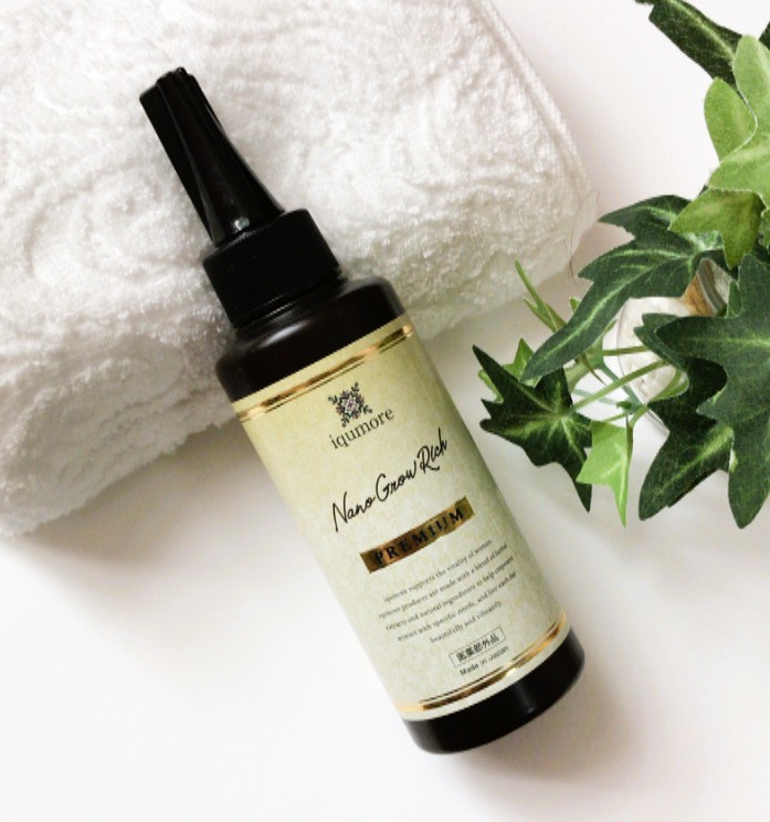 イクモアナノグロウリッチプレミアム/iqumore/頭皮ローションを使ったクチコミ（1枚目）