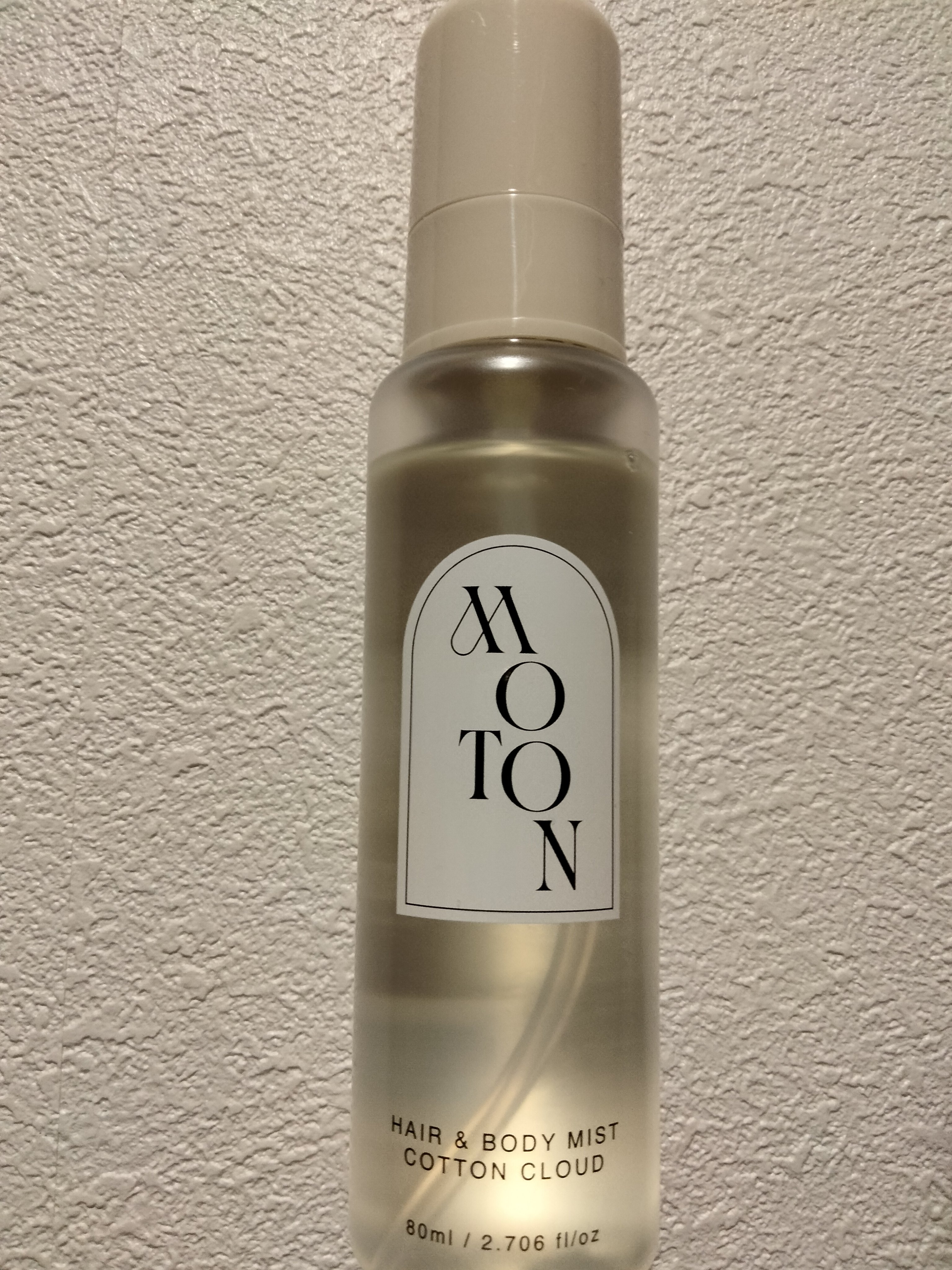 MOTON ヘア&ボディミスト コットンクラウド/MOTON/香水(レディース)を使ったクチコミ（1枚目）