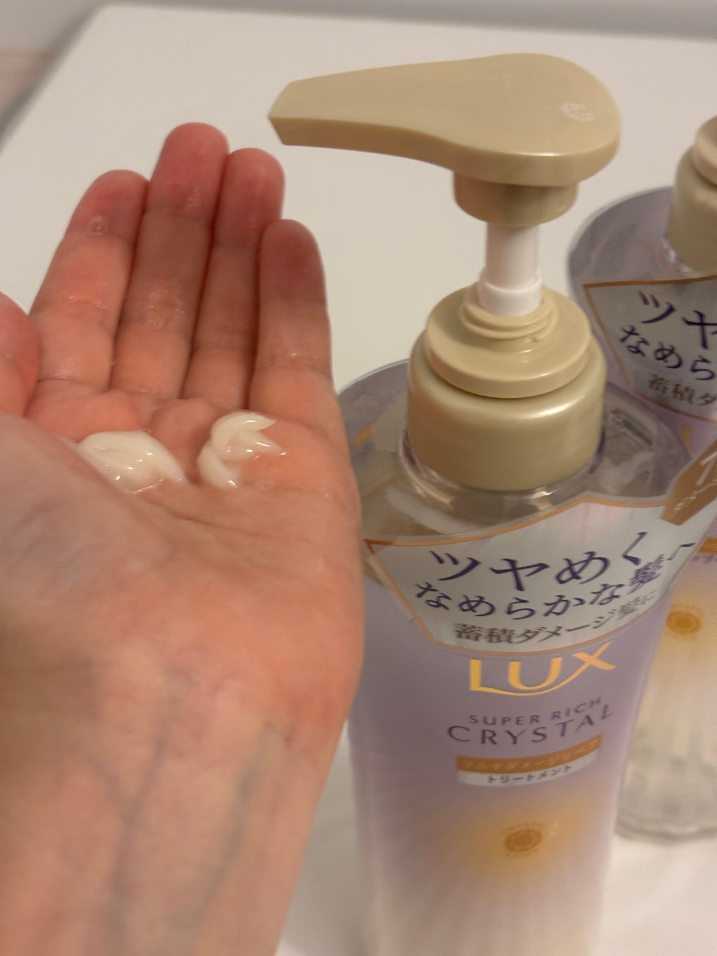 スーパーリッチクリスタル マルチダメージリペア シャンプー/トリートメント/LUX/市販シャンプーを使ったクチコミ(3枚目)