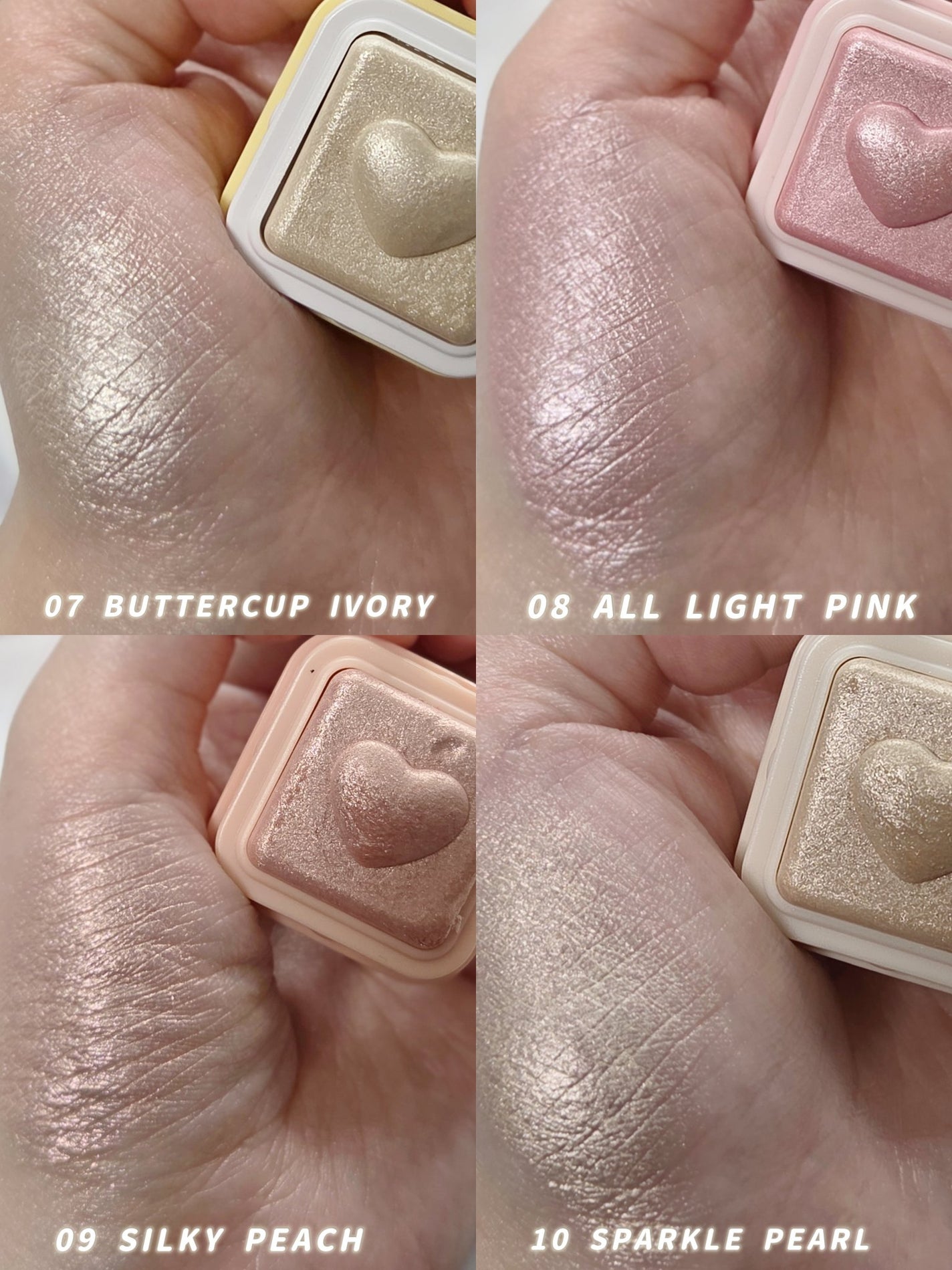 ミルクブリンハートライター/Colorgram/パウダーハイライトを使ったクチコミ(4枚目)