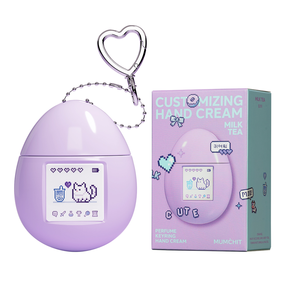 試してみた】モムチ パフュームキーリングハンドクリーム ミルク