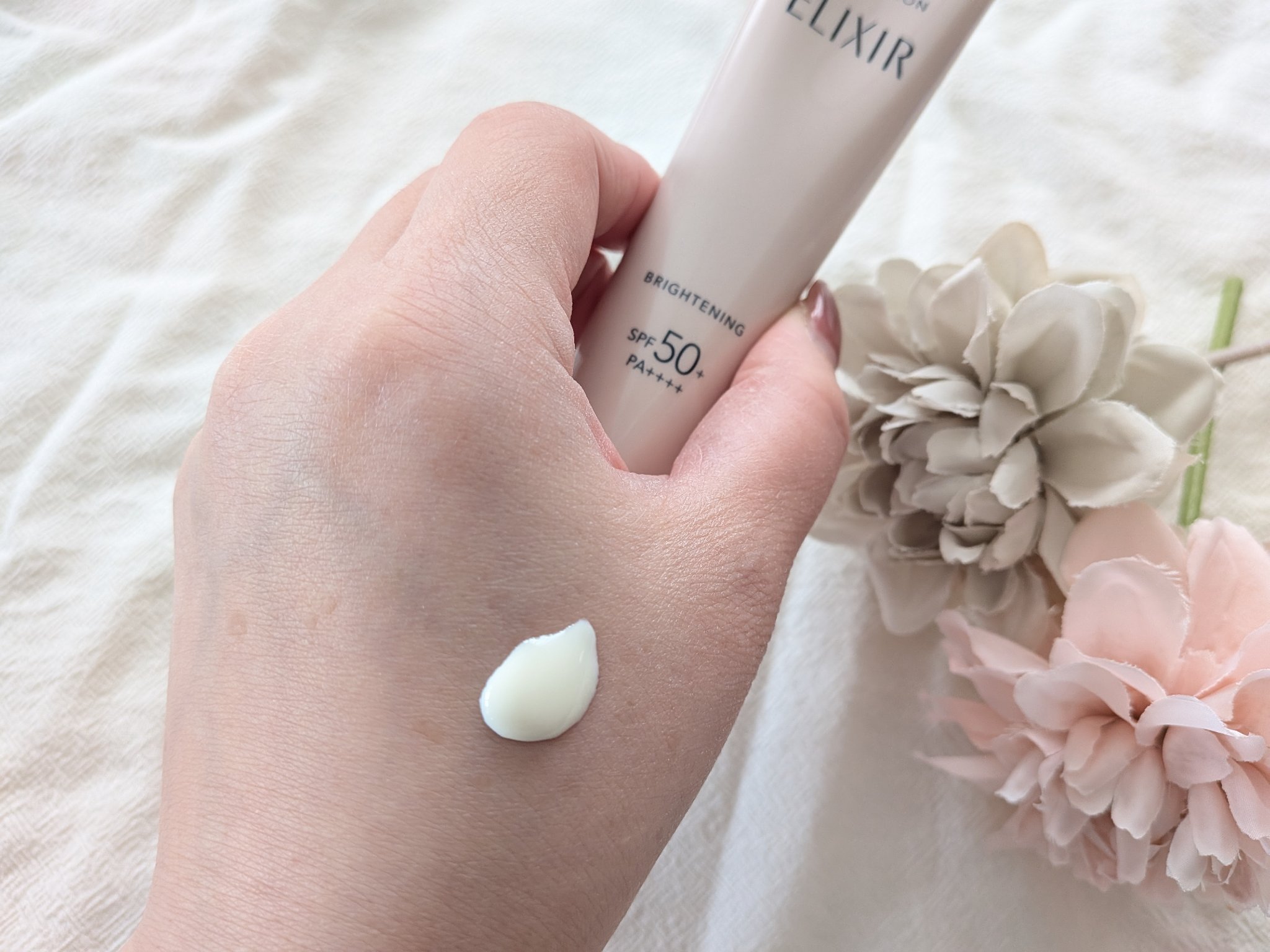 エリクシール　デーケアレボリューション　ブライトニング　＋　ba/エリクシール/化粧下地を使ったクチコミ（3枚目）