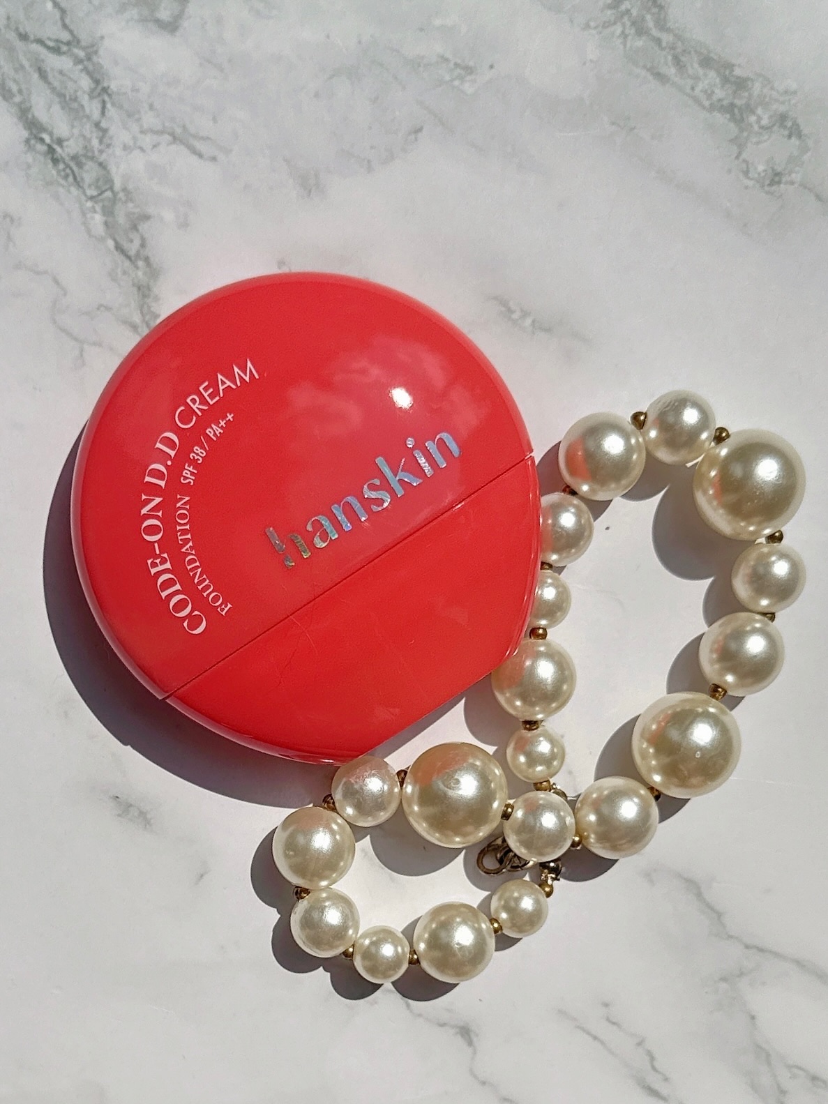 CODEON DDクリームファンデーション/ハンスキン/クリーム・エマルジョンファンデーションを使ったクチコミ（1枚目）