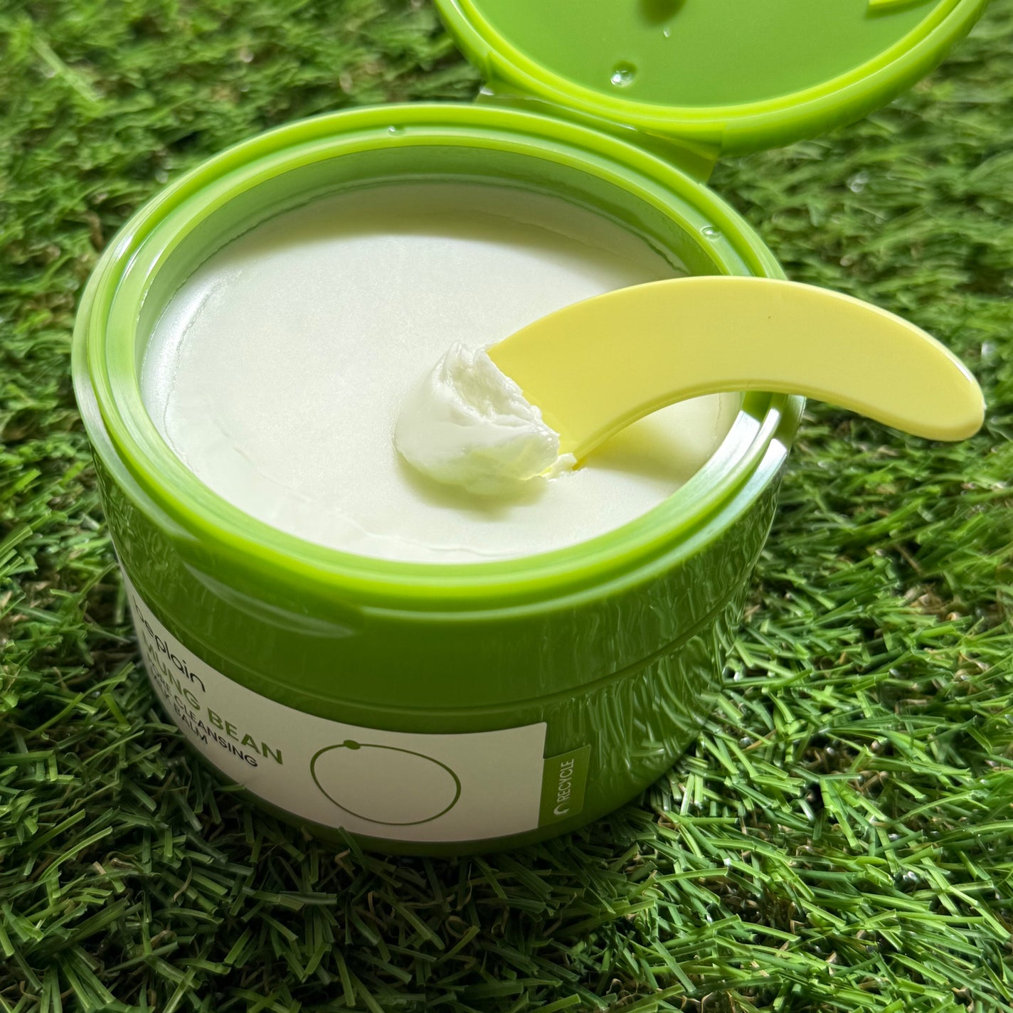 緑豆毛穴クレンジングミルクバーム/beplain/クレンジングバームを使ったクチコミ(3枚目)