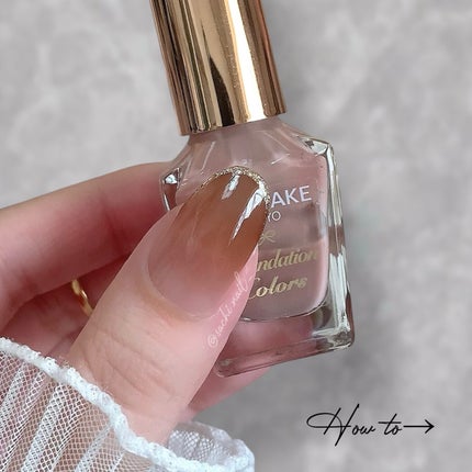 ネイル エナメル 細筆タイプ/ちふれ/マニキュアを使ったクチコミ(2枚目)