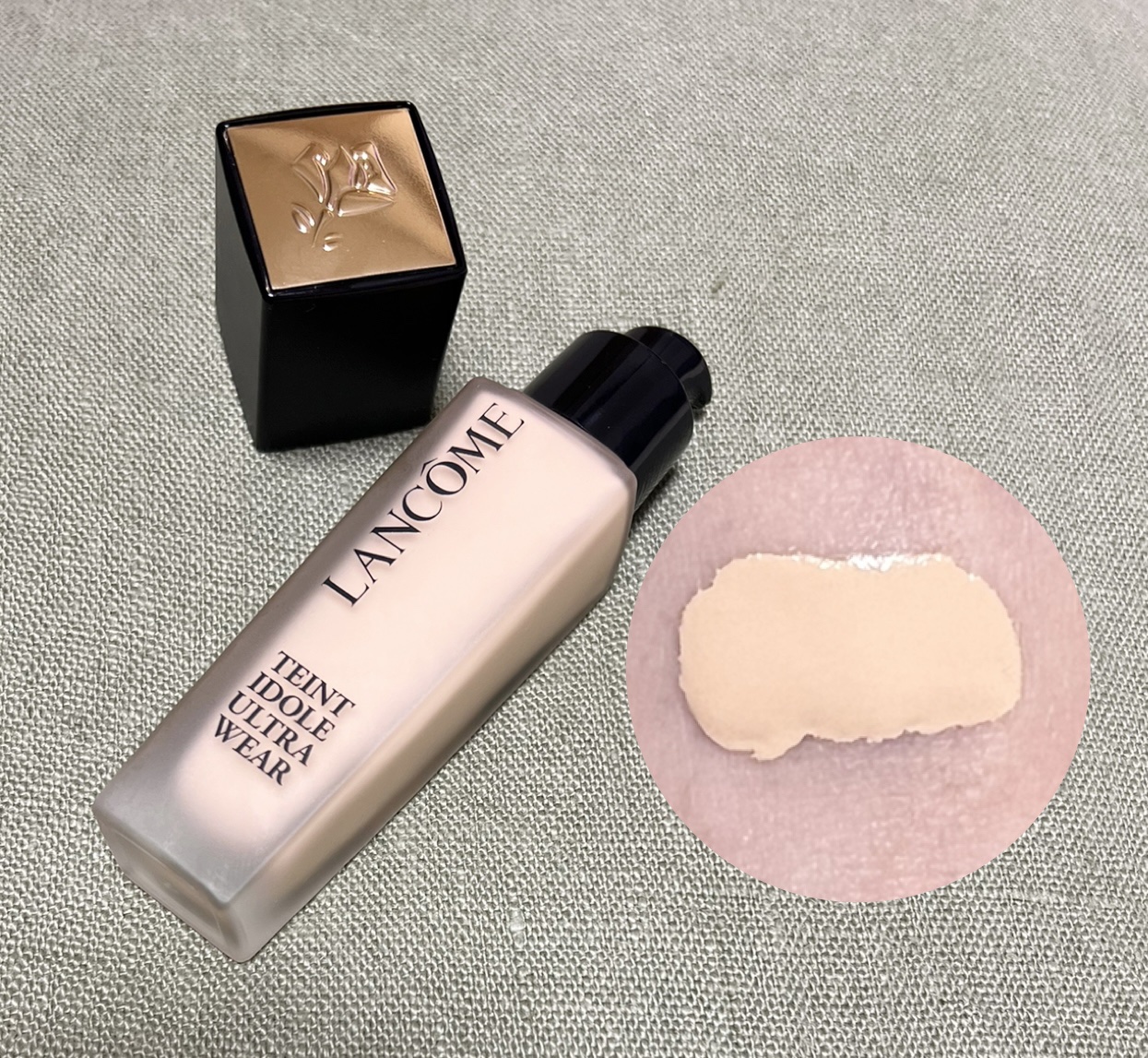 タンイドル ウルトラ ウェア リキッド N/LANCOME/リキッドファンデーションを使ったクチコミ（2枚目）