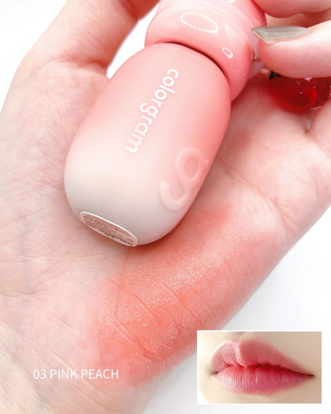 カラーグラム ジューシージャムブラーティント/Colorgram/リップティントを使ったクチコミ（3枚目）