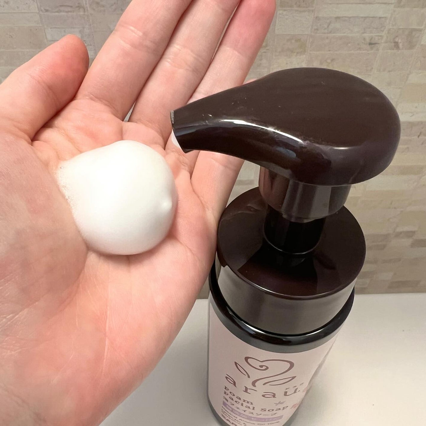 arau.(アラウ.) 泡フェイスソープ/arau.(アラウ)/泡洗顔を使ったクチコミ(2枚目)