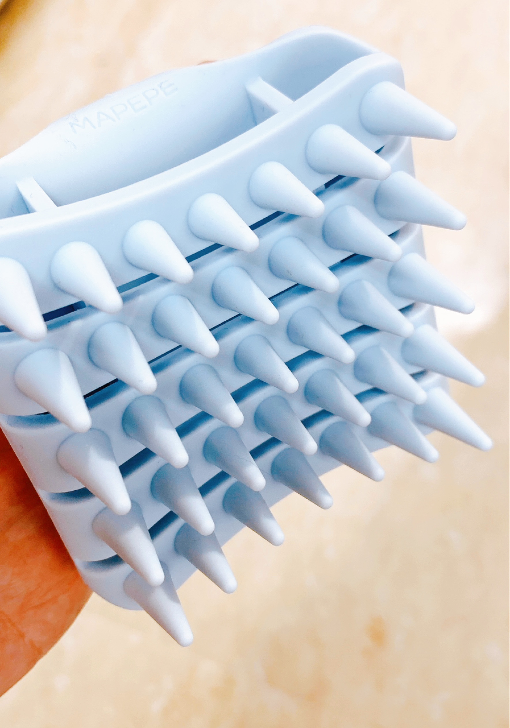 シリコーンスカルプブラシ/マペペ/スカルプブラシを使ったクチコミ（2枚目）