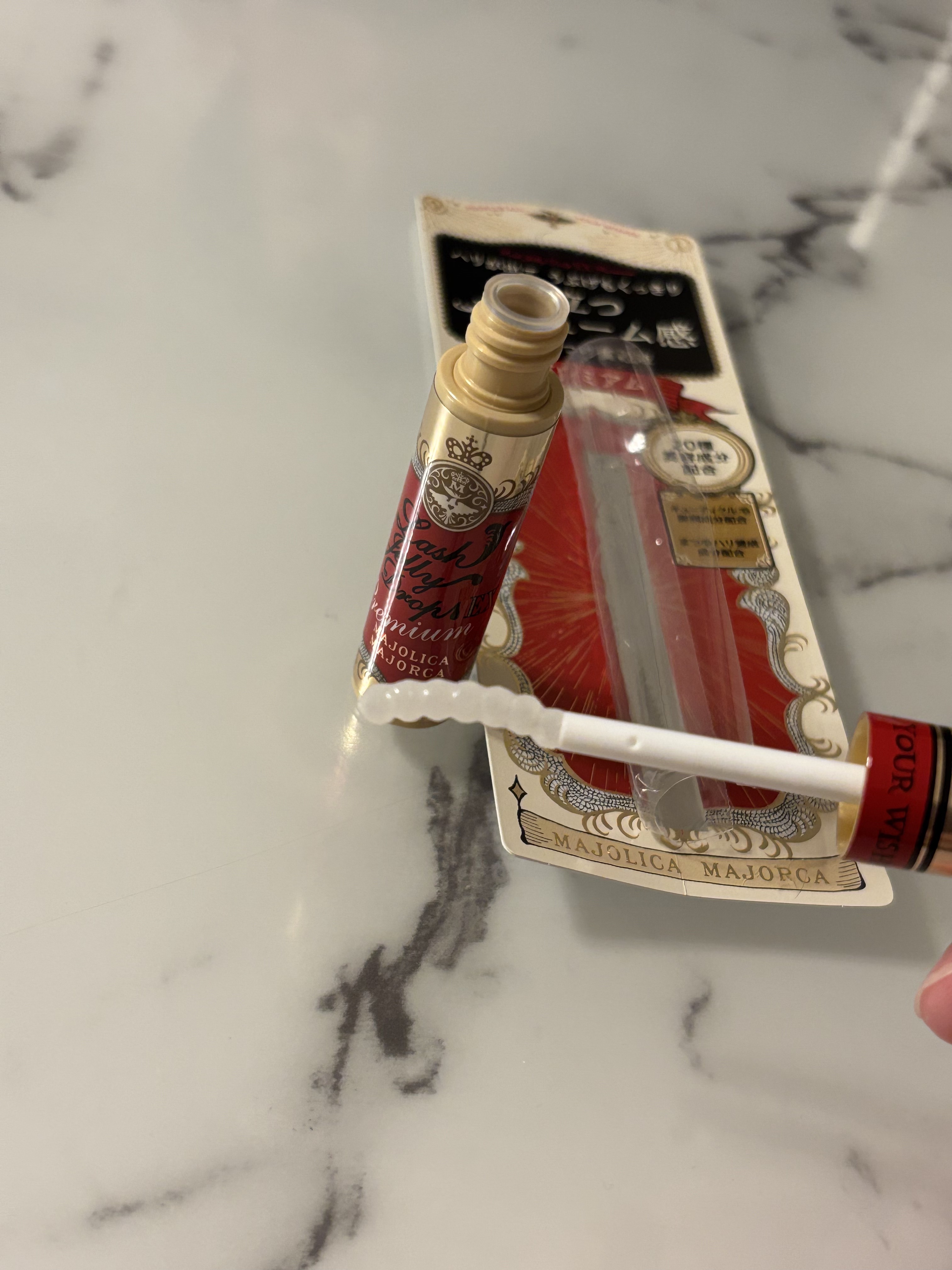 ラッシュジェリードロップ EX プレミアム/MAJOLICA MAJORCA/まつげ美容液を使ったクチコミ（2枚目）