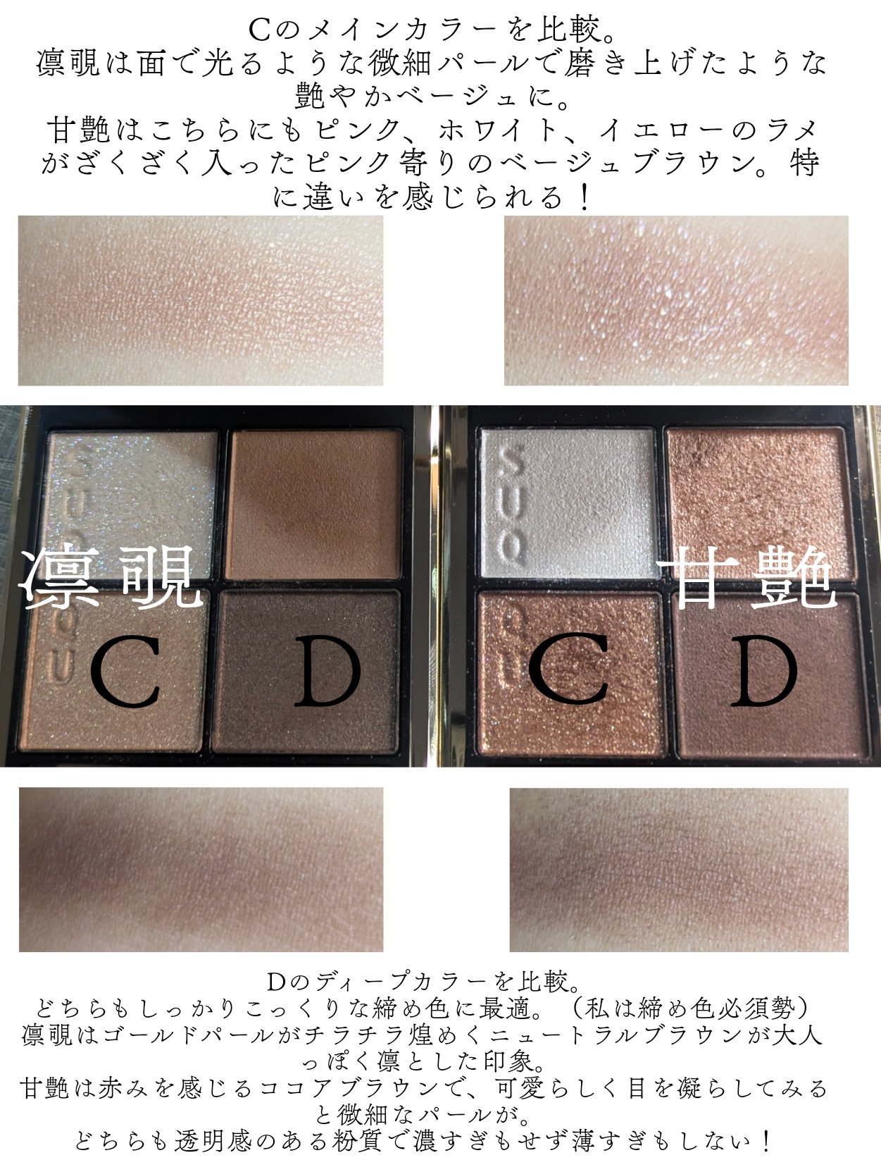 新色レビュー】シグニチャー カラー アイズ｜SUQQUの口コミ - ブルベ冬