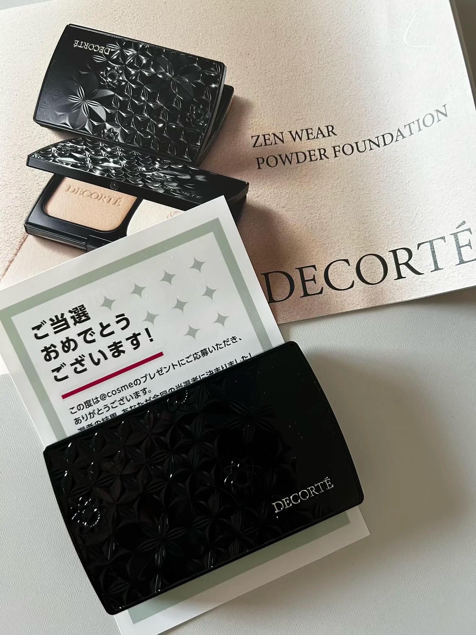ゼン ウェア パウダーファンデーション/DECORTÉ/パウダーファンデーションを使ったクチコミ（3枚目）