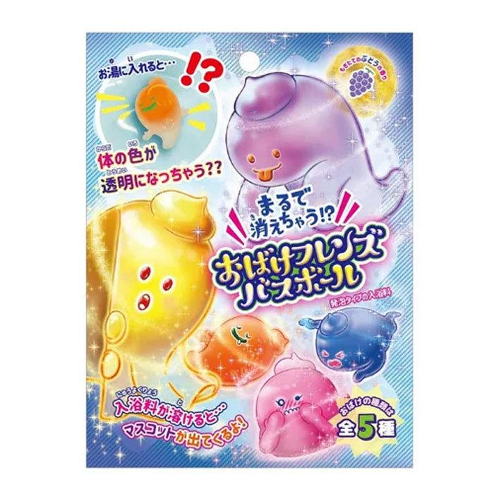 ノルコーポレーション まるで消えちゃう おばけフレンズ バスボール もぎたてのぶどうの香り
