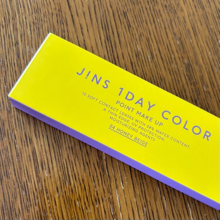 JINS1DAYCOLOR/JINS/ワンデー(1DAY)カラコンを使ったクチコミ(3枚目)