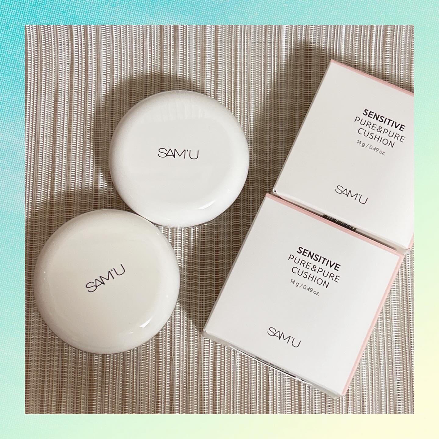 センシティブピュア＆ピュアクッション/SAM'U/クッションファンデーションを使ったクチコミ（1枚目）