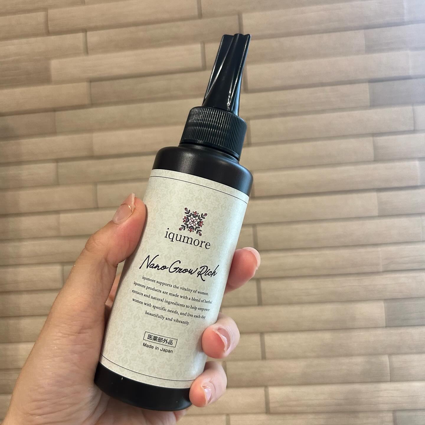ナノグロウリッチ/iqumore/頭皮ローションを使ったクチコミ（2枚目）