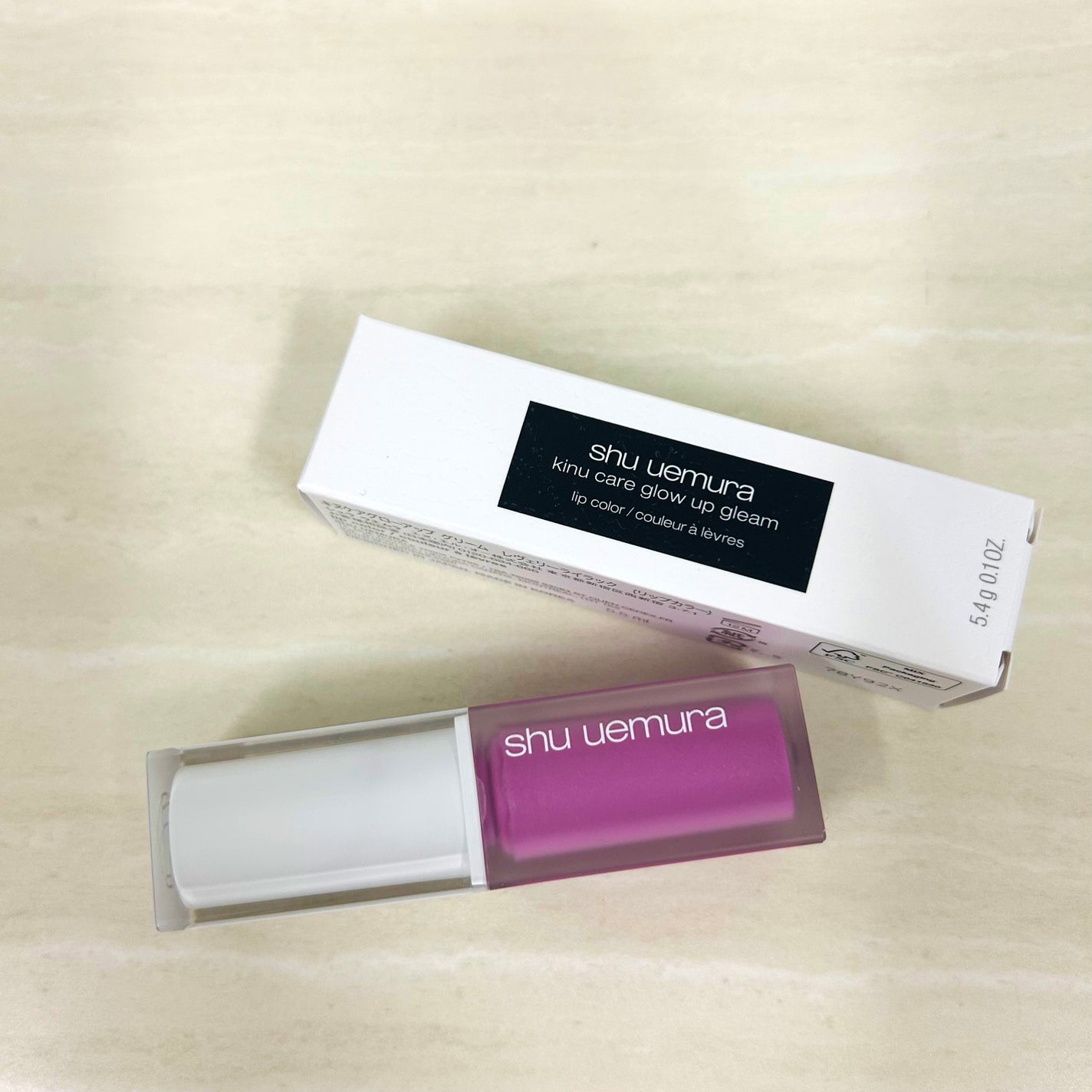 キヌケアグローアップ グリーム/shu uemura/口紅を使ったクチコミ(1枚目)