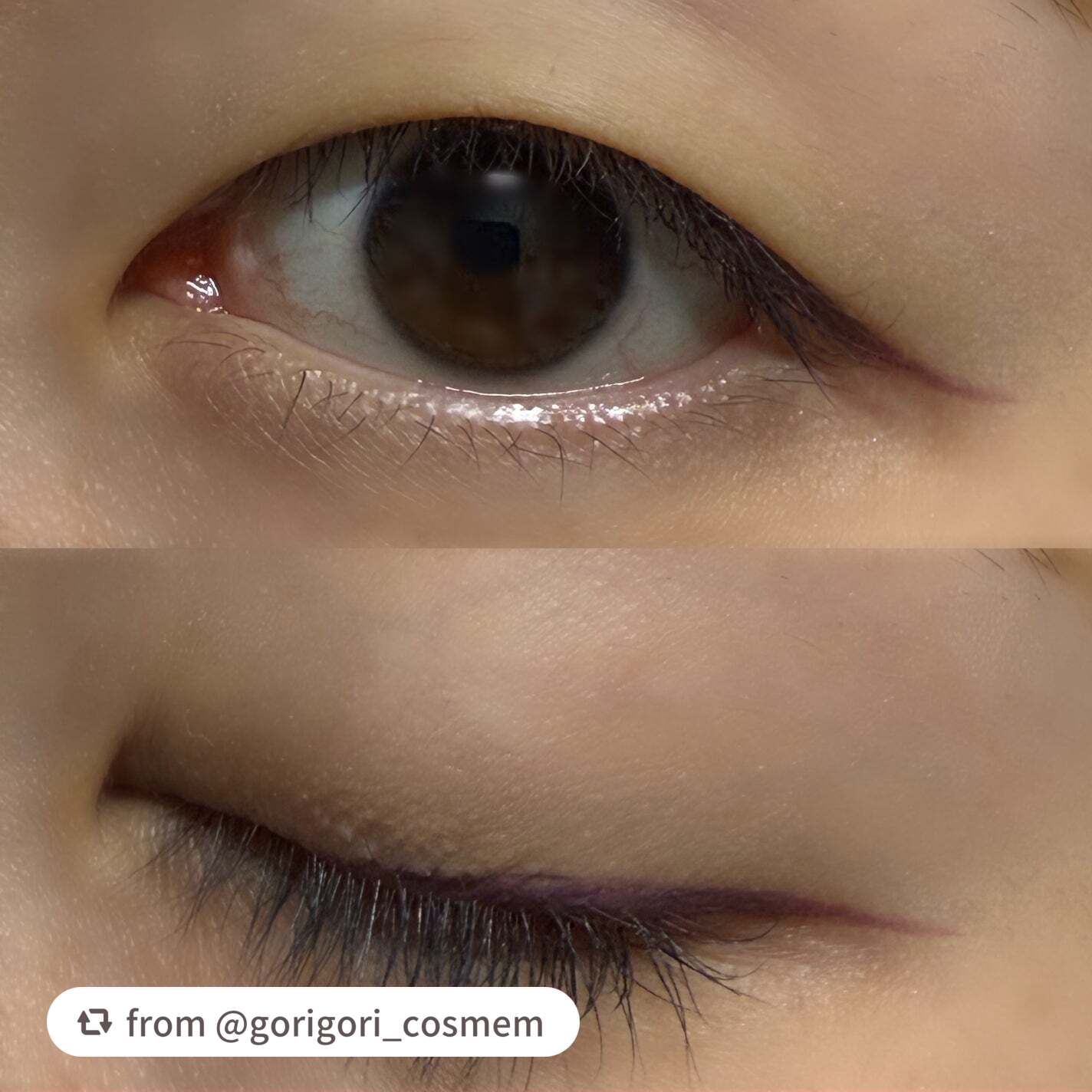 スキルレスライナー/LUMIURGLAS/リキッドアイライナーを使ったクチコミ(3枚目)