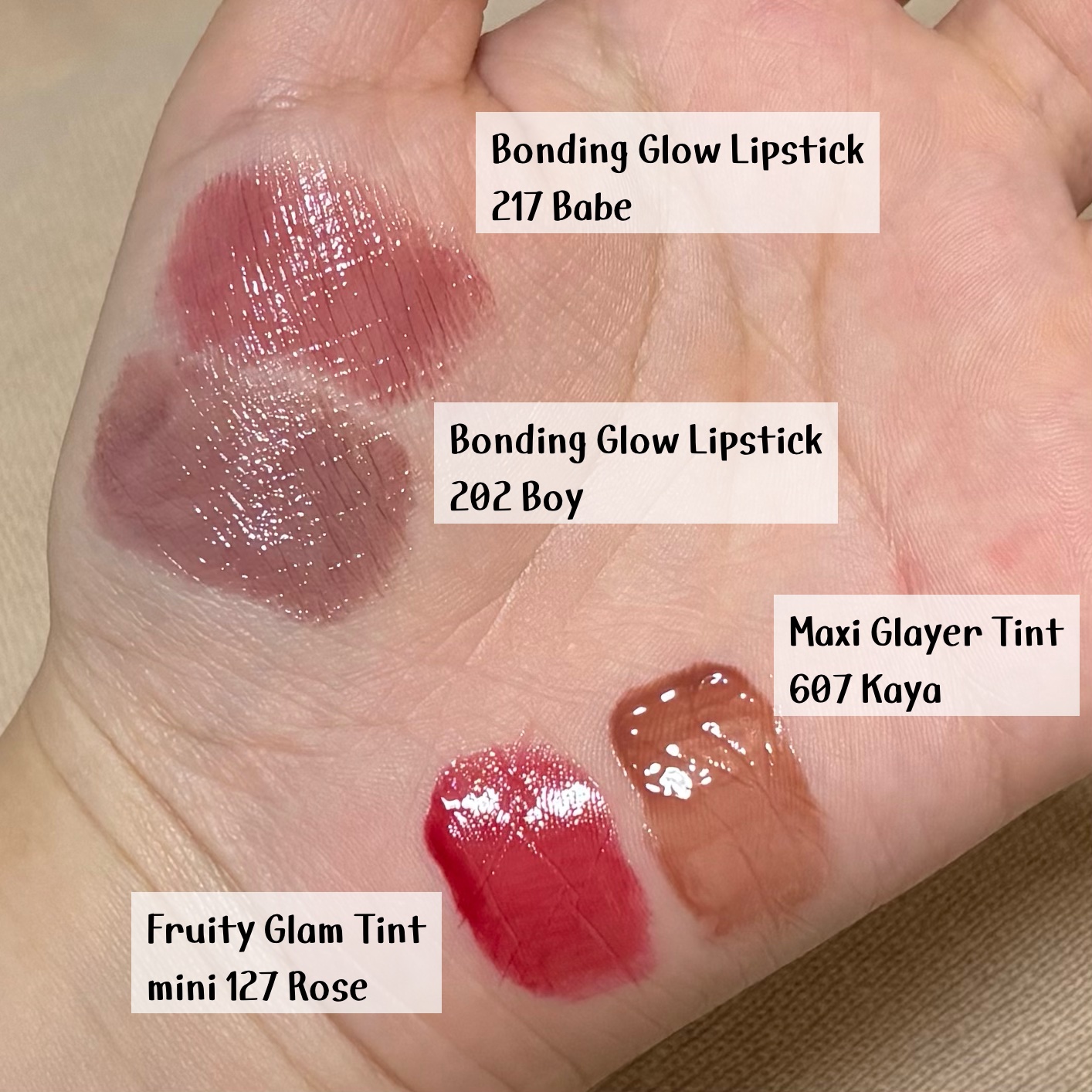 ボンディンググロウリップスティック/Laka/口紅を使ったクチコミ（2枚目）