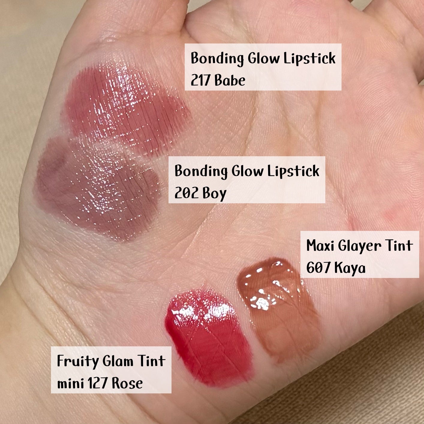 フルーティーグラムティント/Laka/リップティントを使ったクチコミ(2枚目)