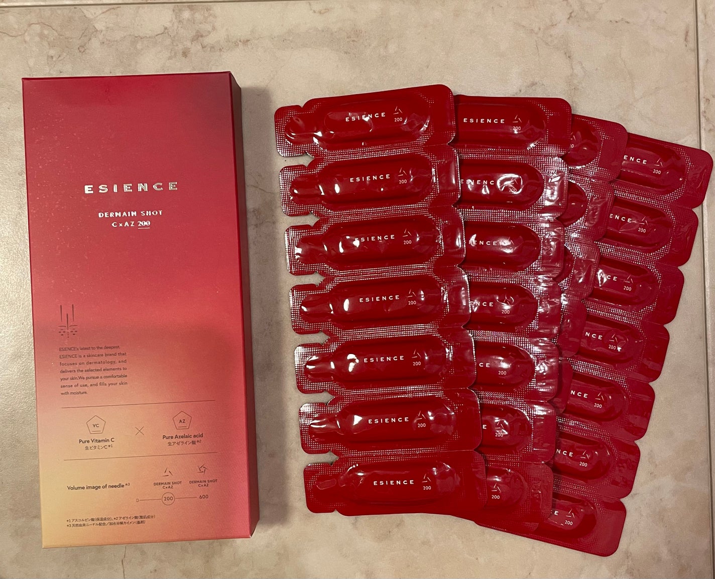 C×AZ ダーマインショット200/ESIENCE/美容液を使ったクチコミ(1枚目)