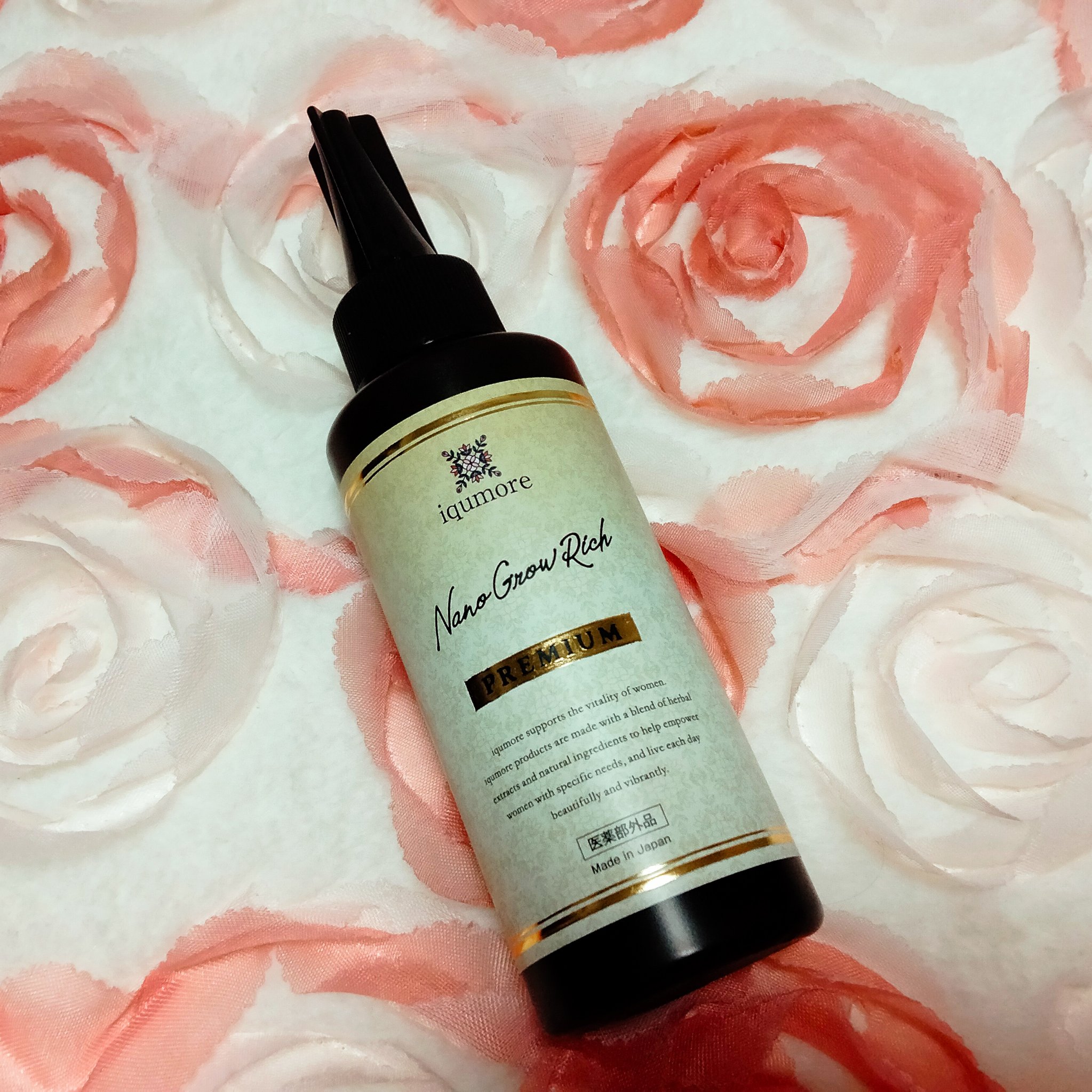 イクモアナノグロウリッチプレミアム/iqumore/頭皮ローションを使ったクチコミ（1枚目）