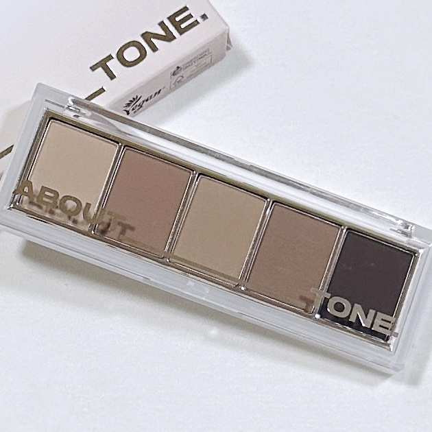 リターントゥーベーシックシャドウパレット/ABOUT TONE/アイシャドウパレットを使ったクチコミ（1枚目）