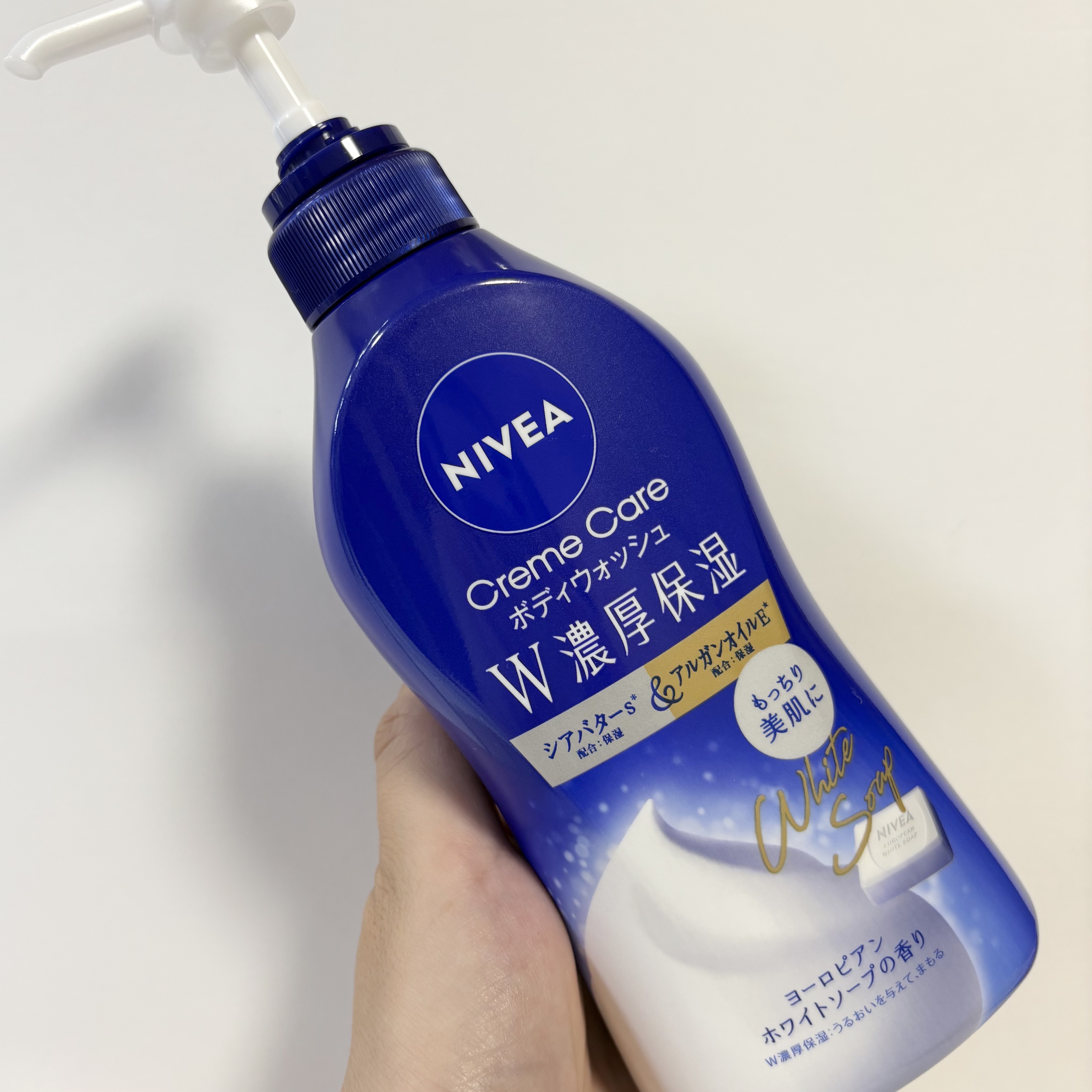 ニベア クリームケア ボディウォッシュ ヨーロピアンホワイトソープの香り/ニベア/ボディソープを使ったクチコミ（2枚目）