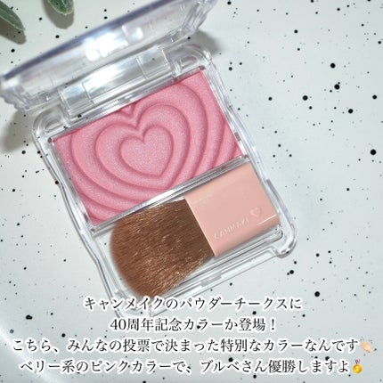 パウダーチークス/キャンメイク/パウダーチークを使ったクチコミ(2枚目)