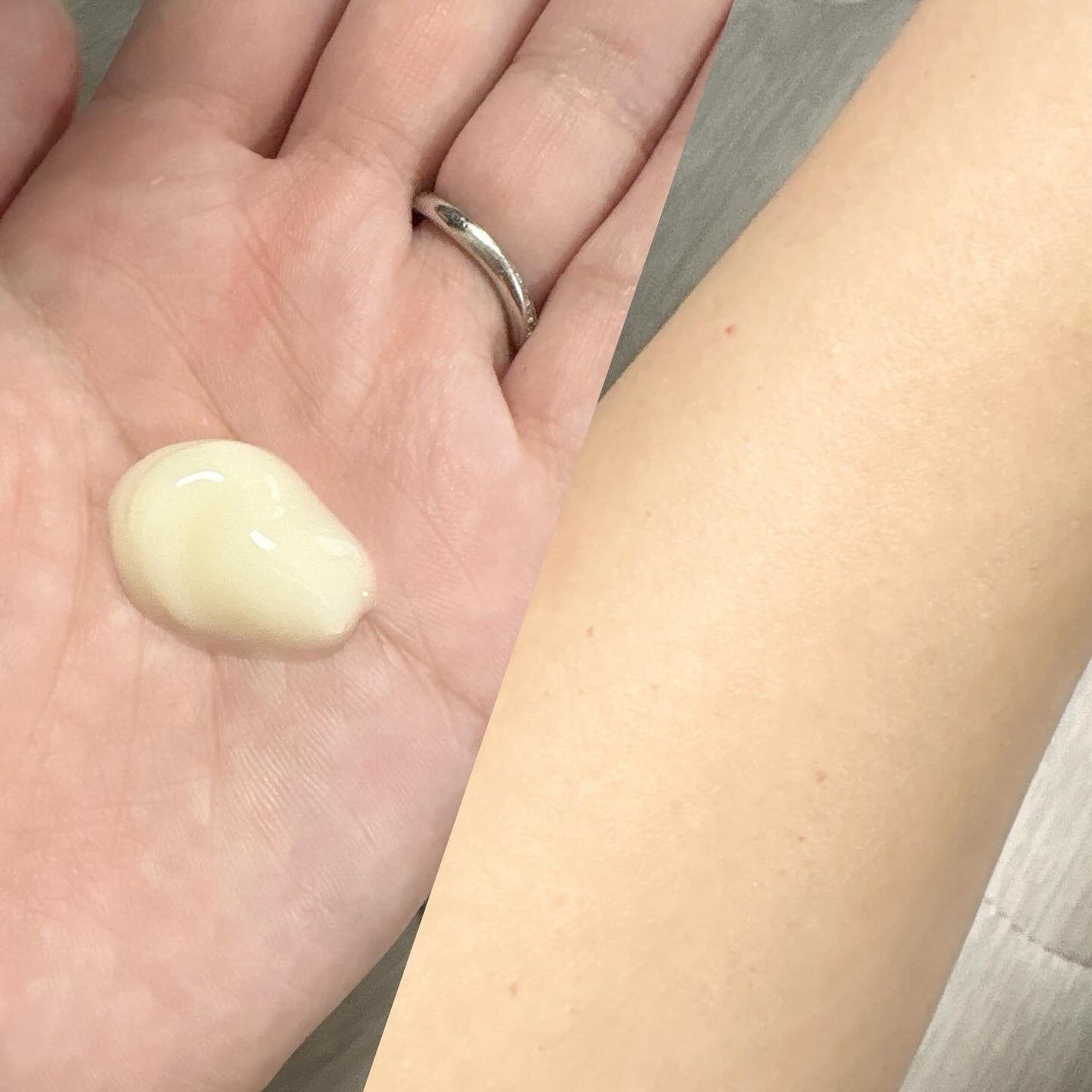 ニベア ルーセントビューティ バイタルエンリッチ ふっくら豊潤美容液ボディミルク カモミール&ローズの香り/ニベア/ボディミルクを使ったクチコミ(2枚目)