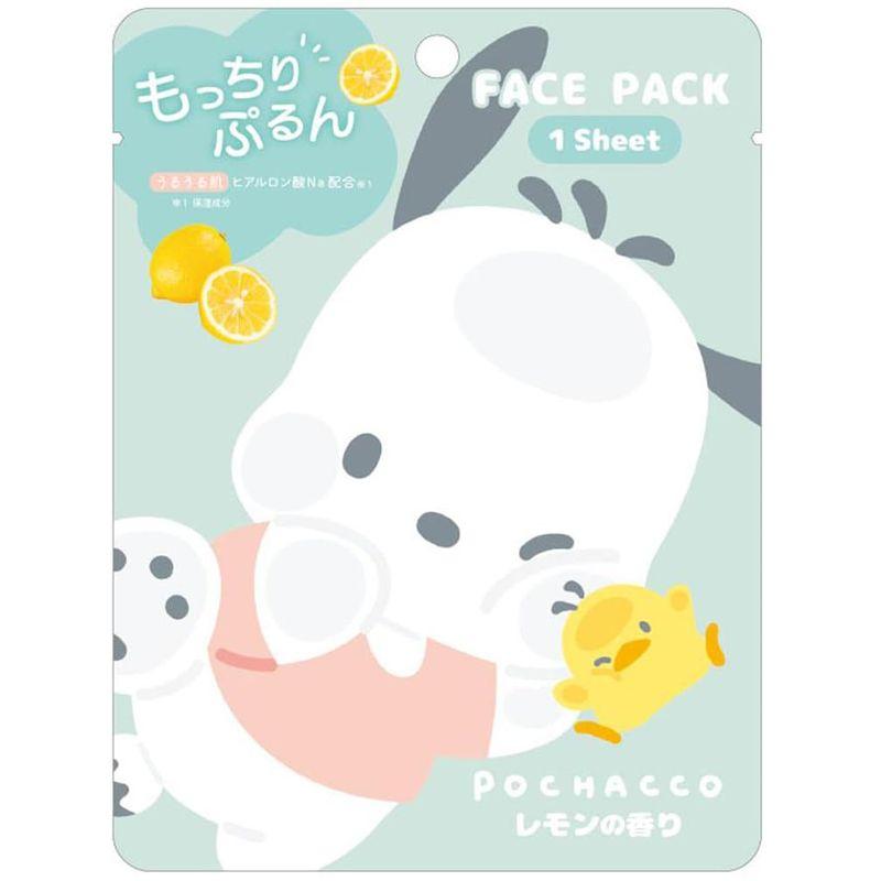 クラックス サンリオ　ムギュットフェイスパック ポチャッコ レモンの香り