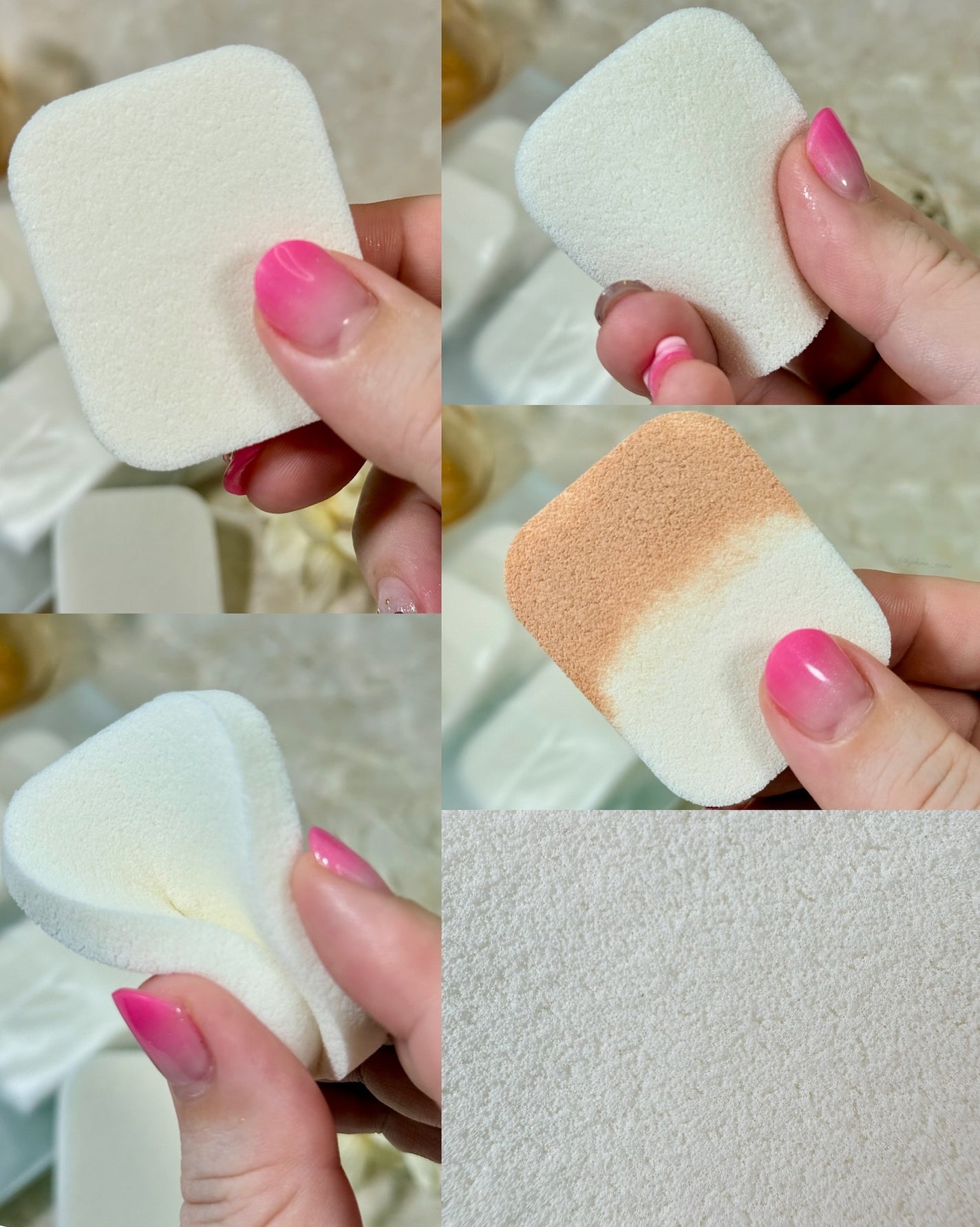 LFコンパクト型パフ10P/ロフトファクトリー/パフ・スポンジを使ったクチコミ(3枚目)