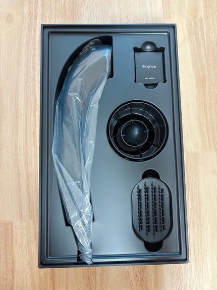 SHOWER DRYER/Brighte/ドライヤーを使ったクチコミ(2枚目)