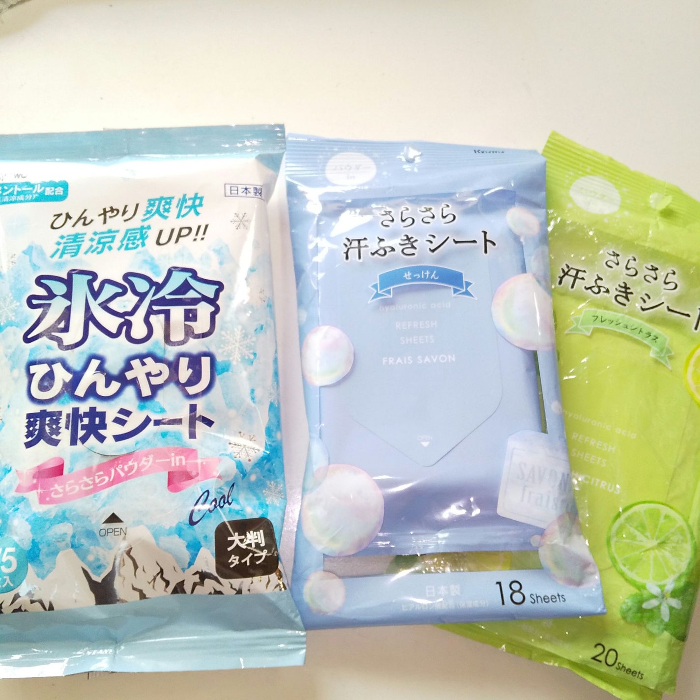 さらさら汗ふきシート/協和紙工/ボディシートを使ったクチコミ(3枚目)