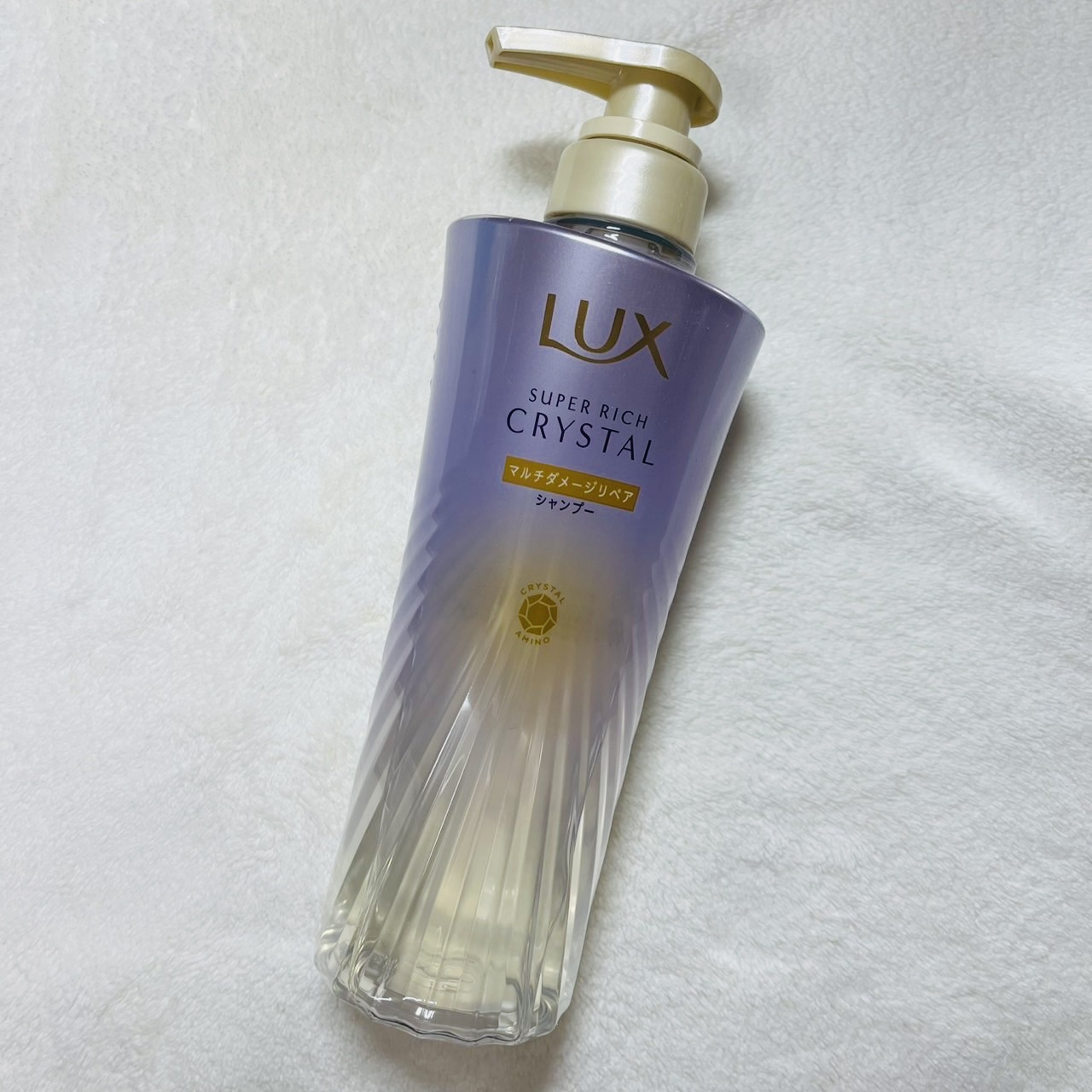 スーパーリッチクリスタル　マルチダメージリペア　シャンプー/トリートメント/LUX/市販シャンプーを使ったクチコミ（2枚目）