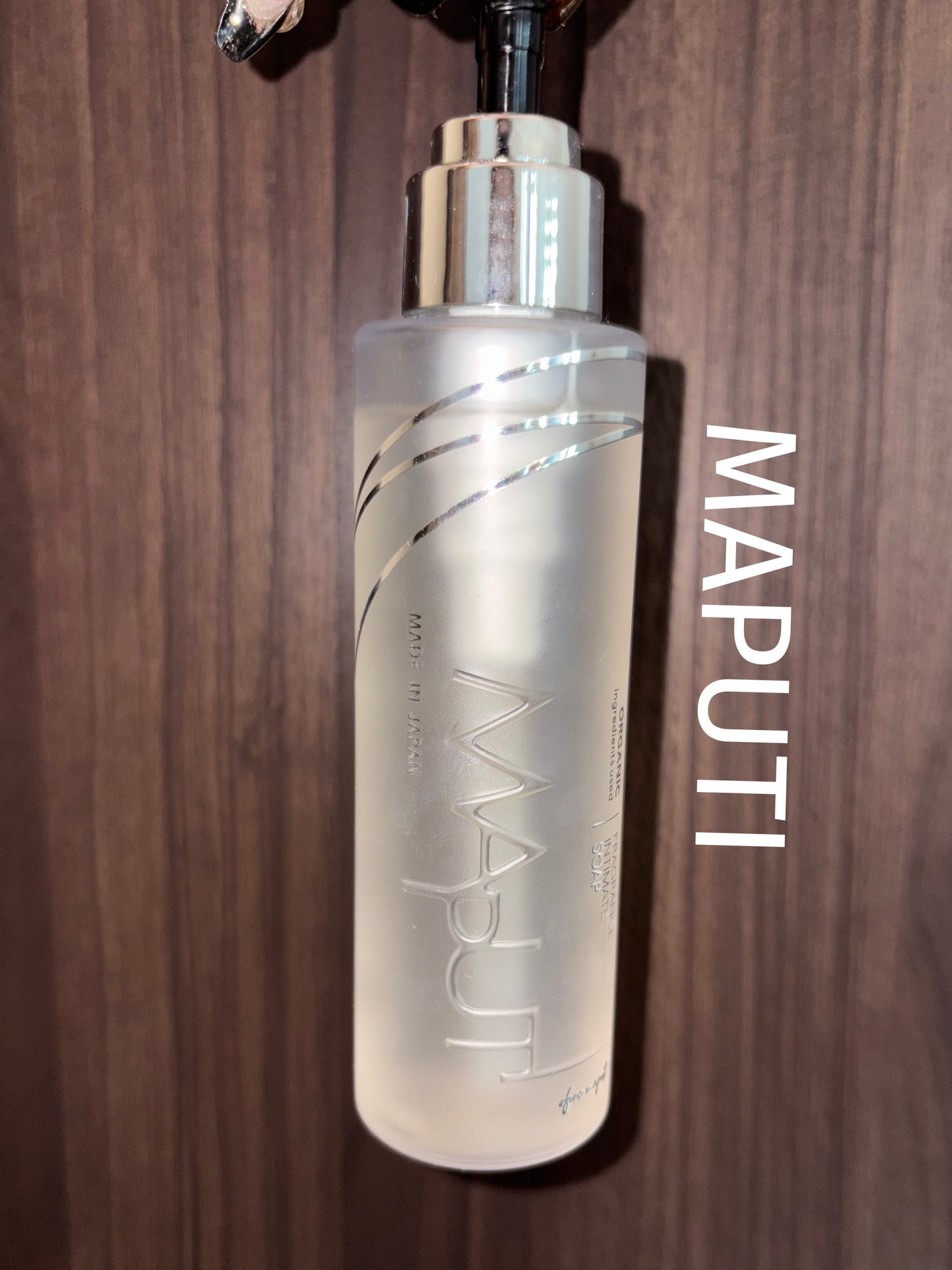 オーガニックフレグランスインティメイトソープ MAPUTI/MAPUTI/デリケートゾーンケアを使ったクチコミ(1枚目)